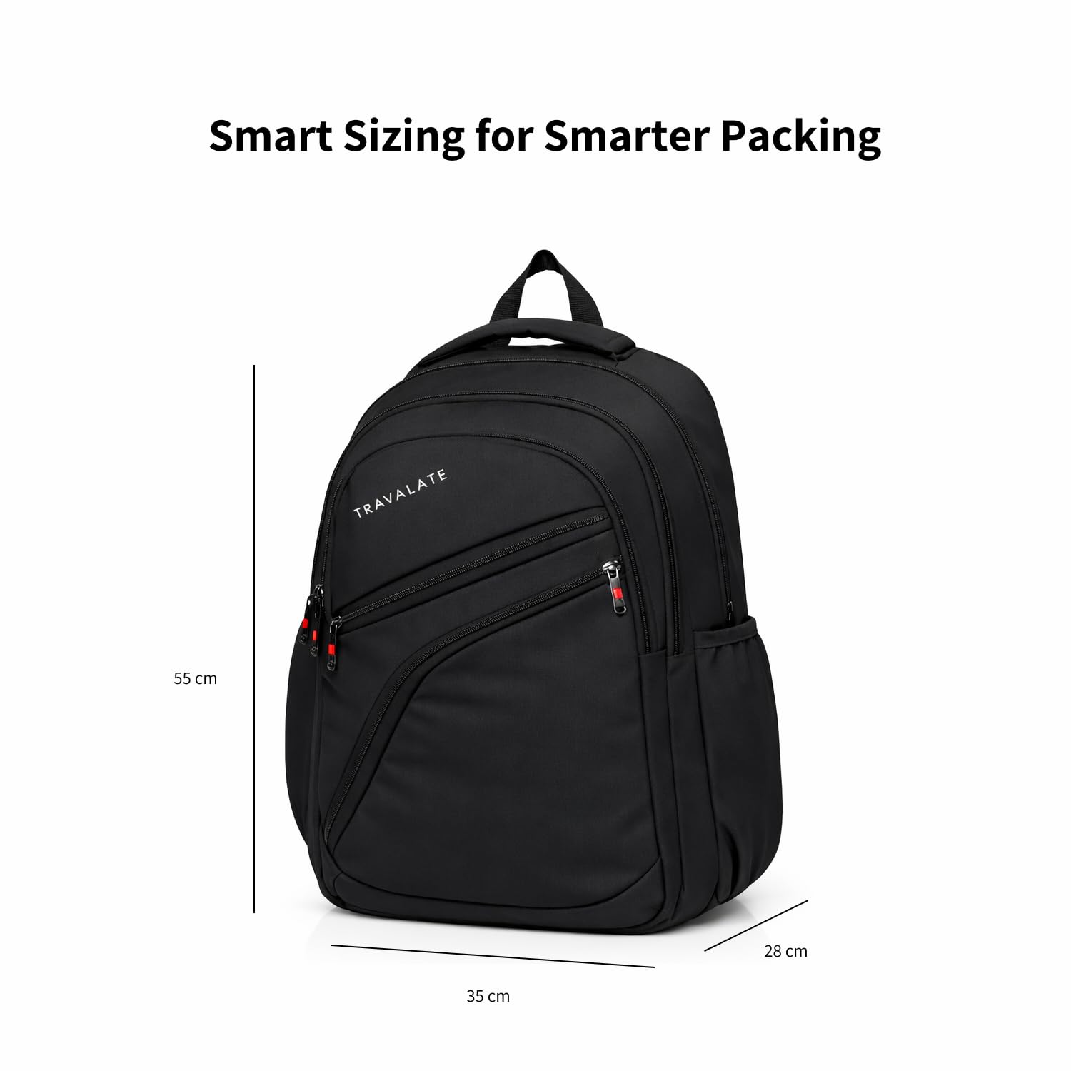 Laptop Backpack with Rain Cover | Black
