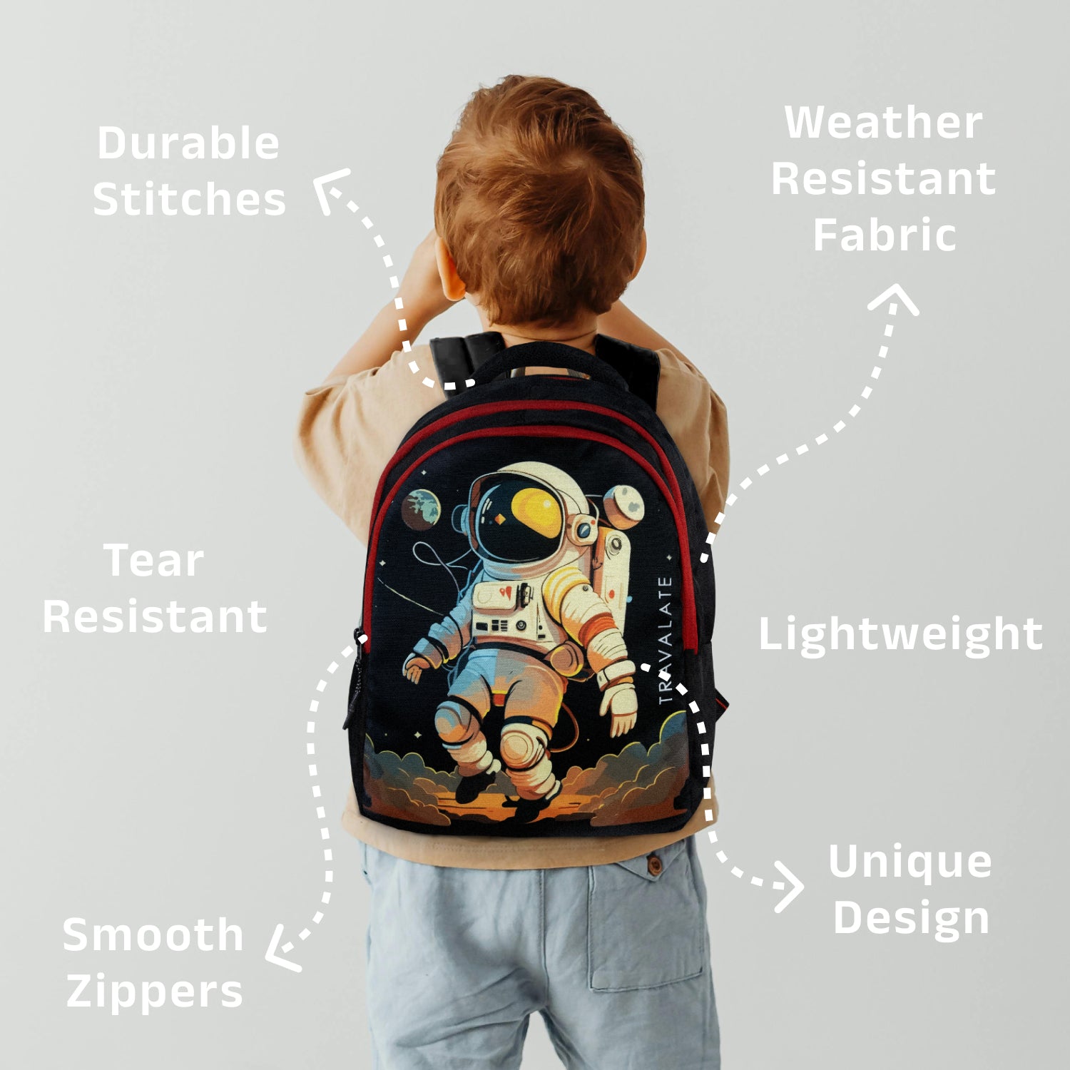 Astronaut ArtPlay Backpack | Black