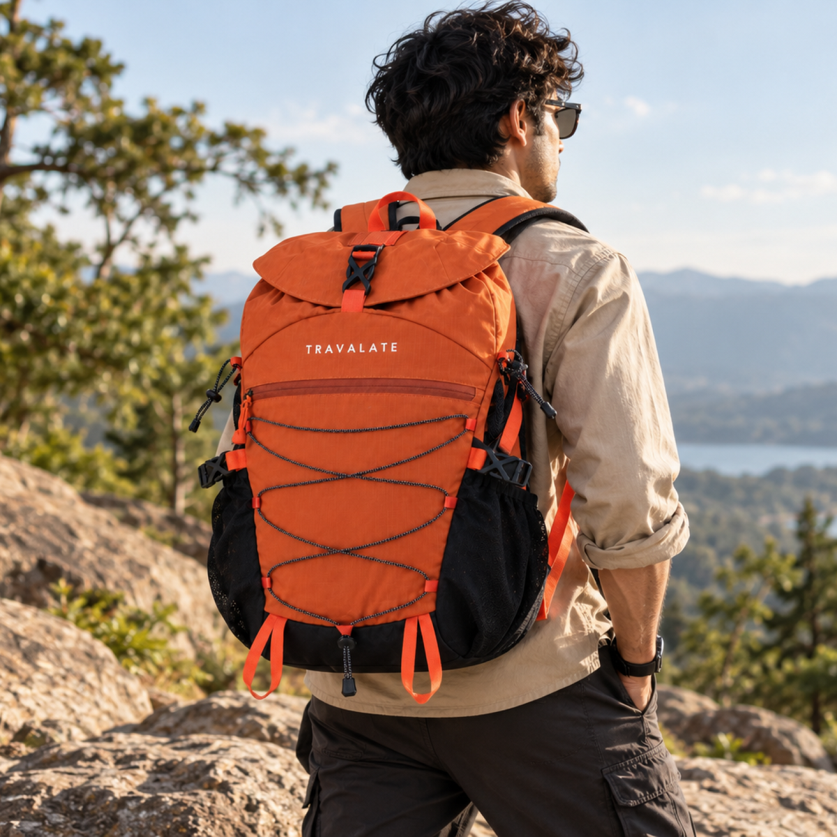 TRAVALATE TrailX Backpack - Orange