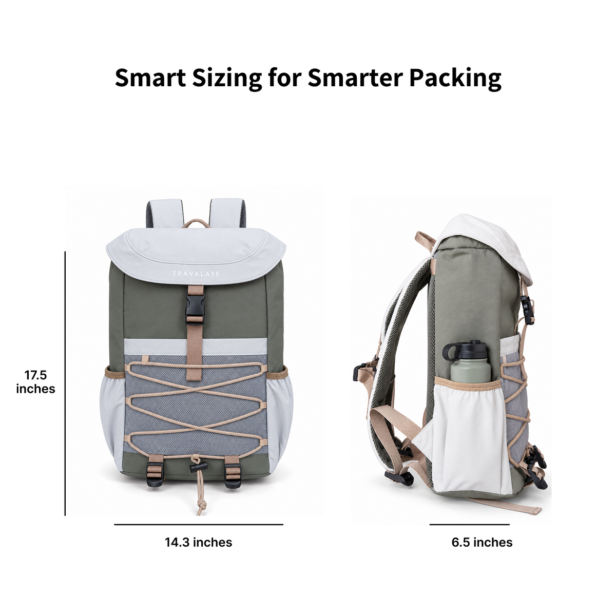 TRAVALATE Flux Z Backpack - Olive
