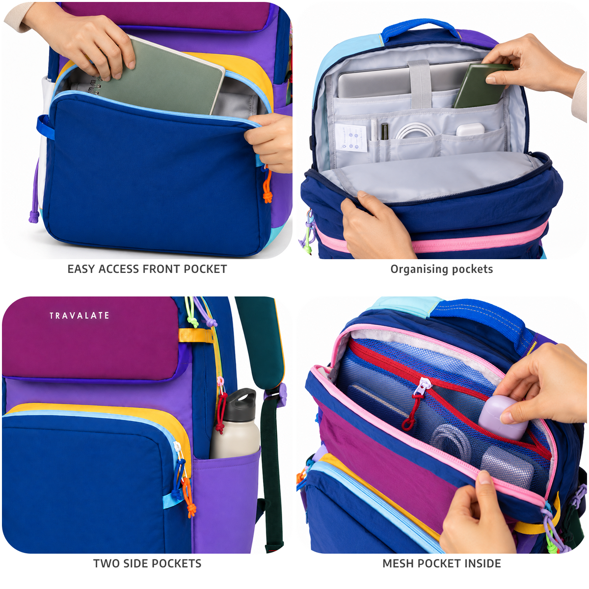 TRAVALATE XoXo Backpack - Blue