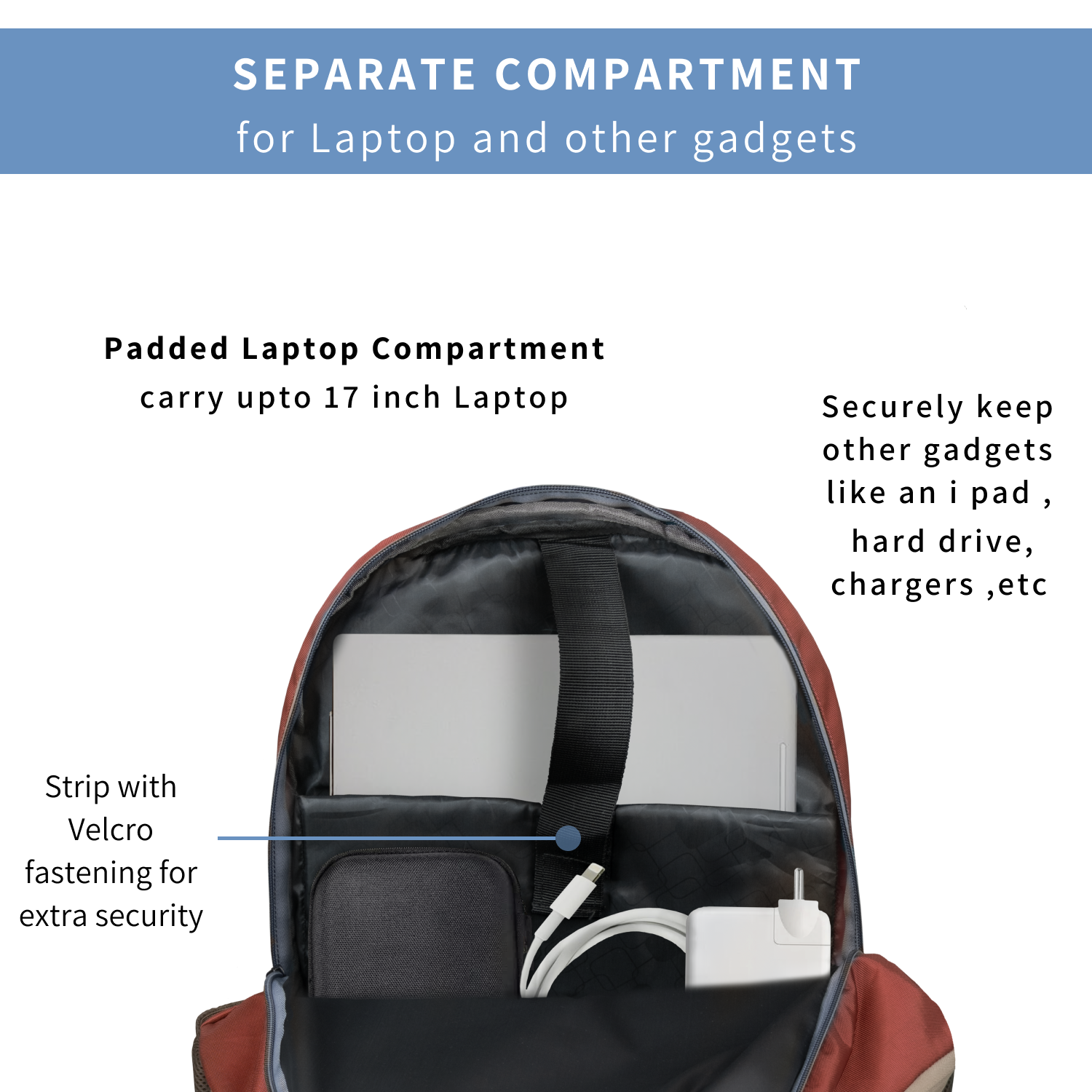 Laptop Backpack | Red