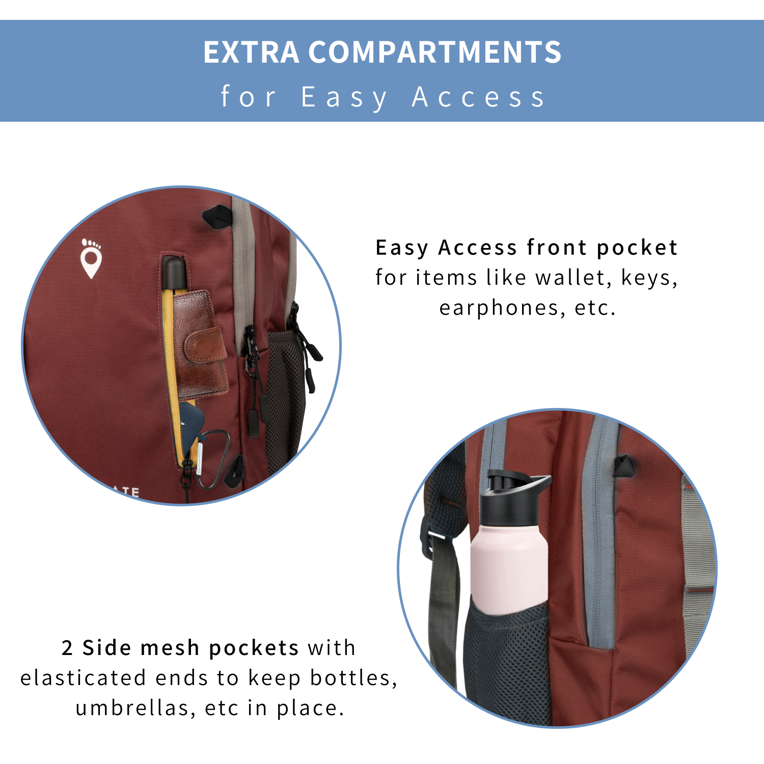 Laptop Backpack | Red