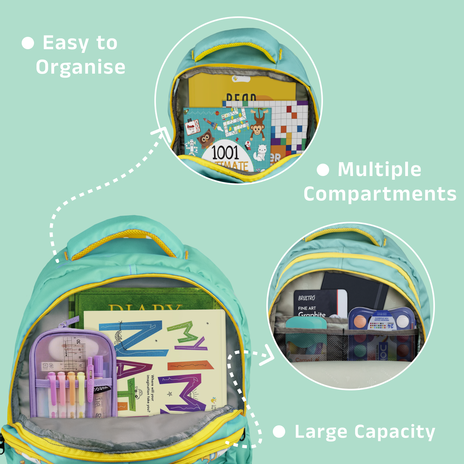 Giraffe ArtPlay Backpack | Green