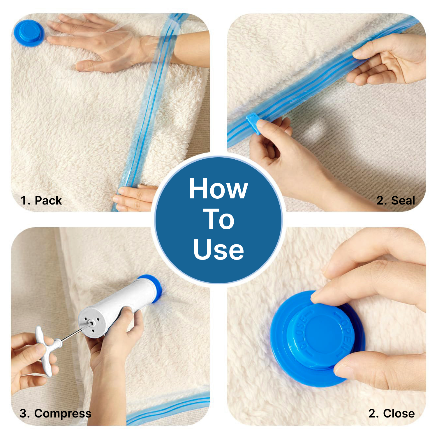 SpaceSave Vacuum Storage Bags