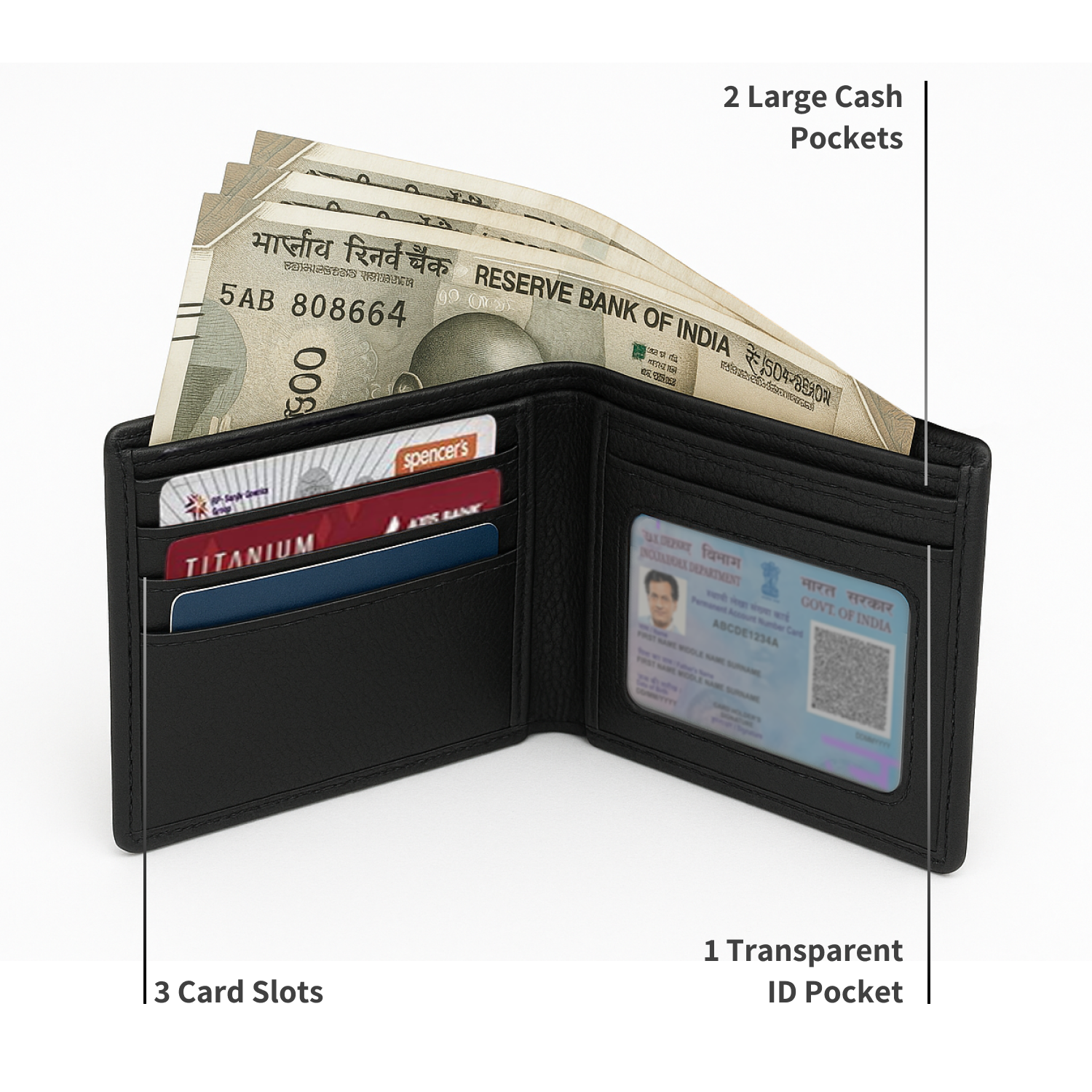 Leather Belt & Wallet Combo