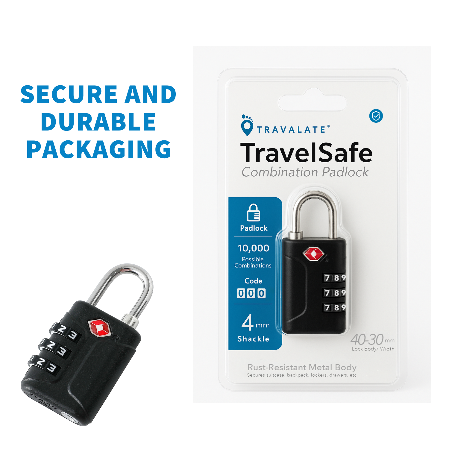 Travel Padlock