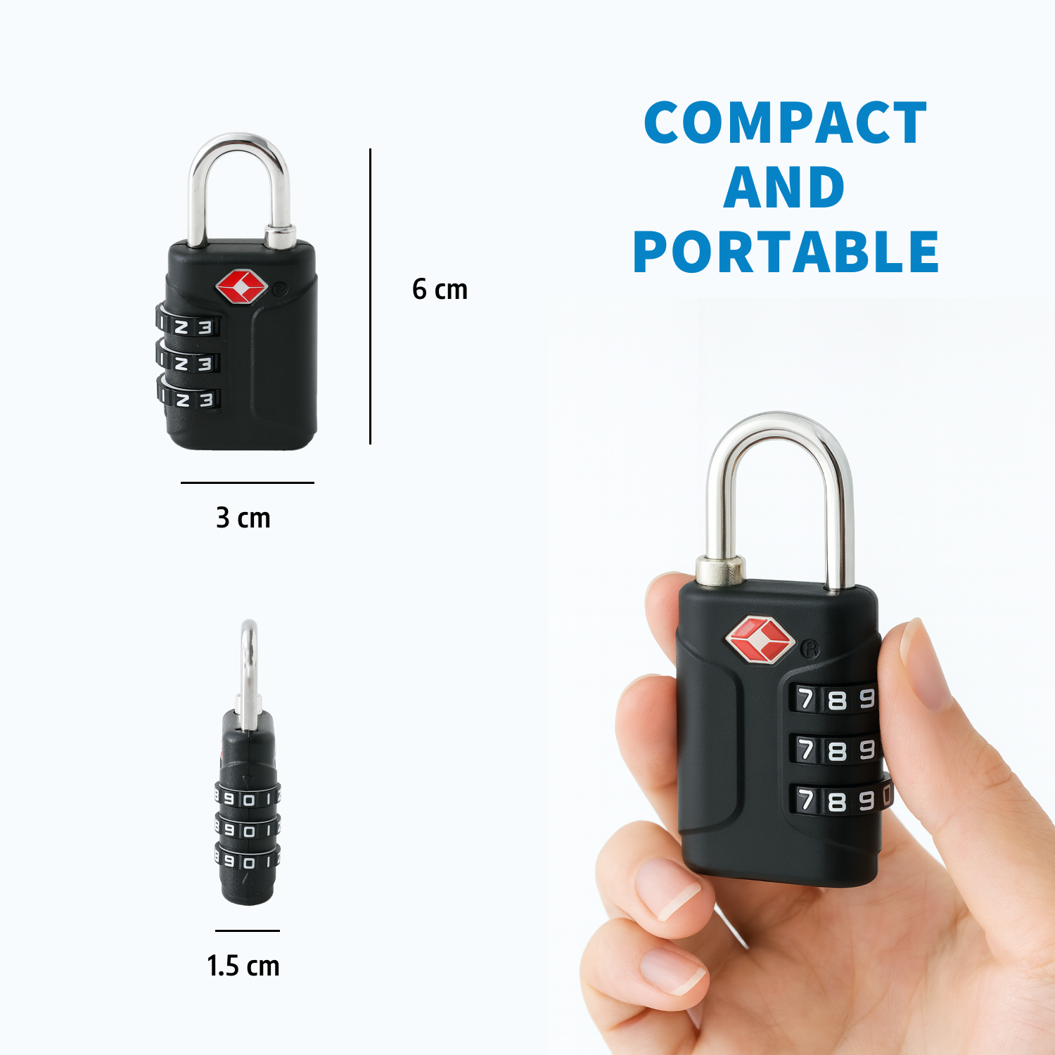 Travel Padlock
