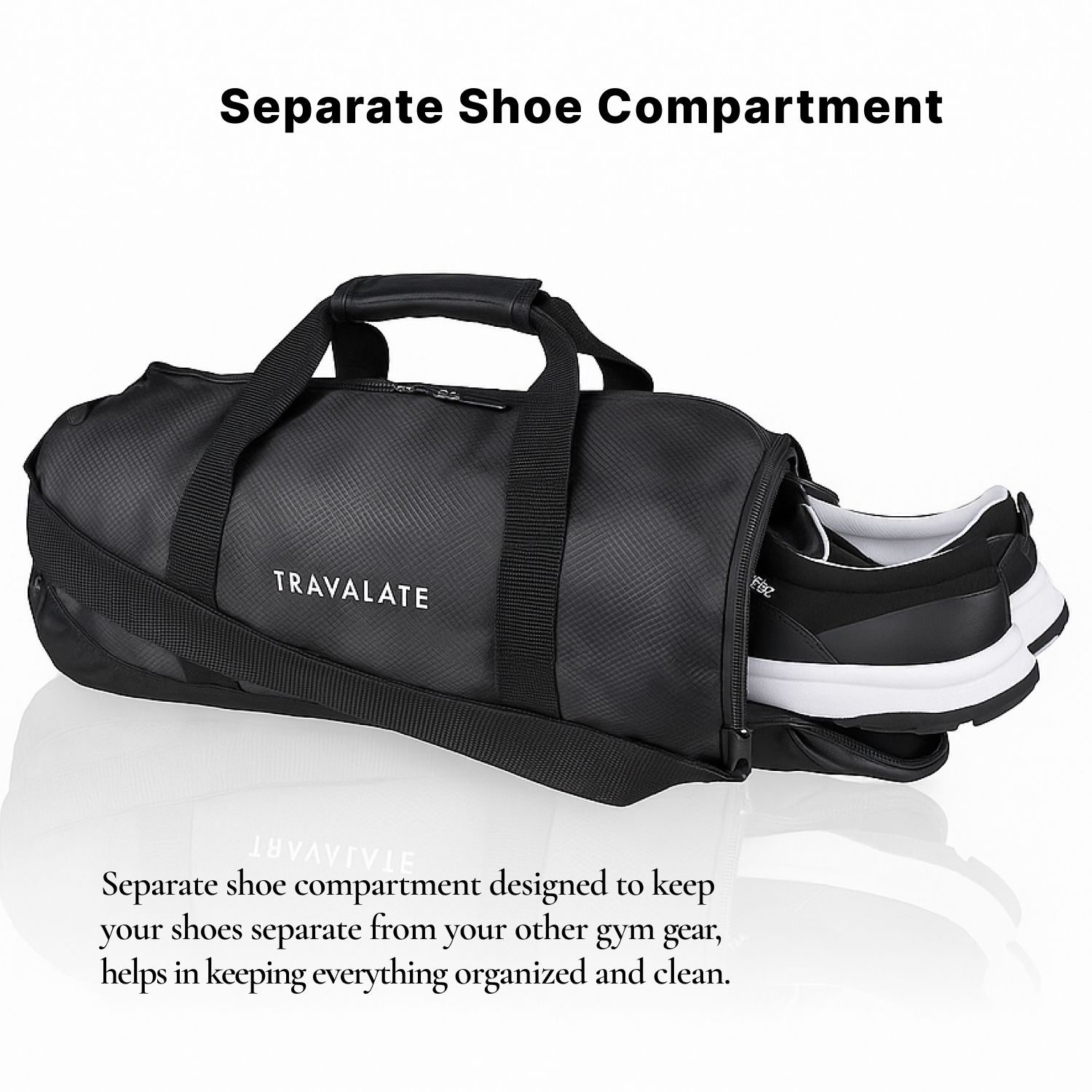 Gym Duffle Bag_30L | Black