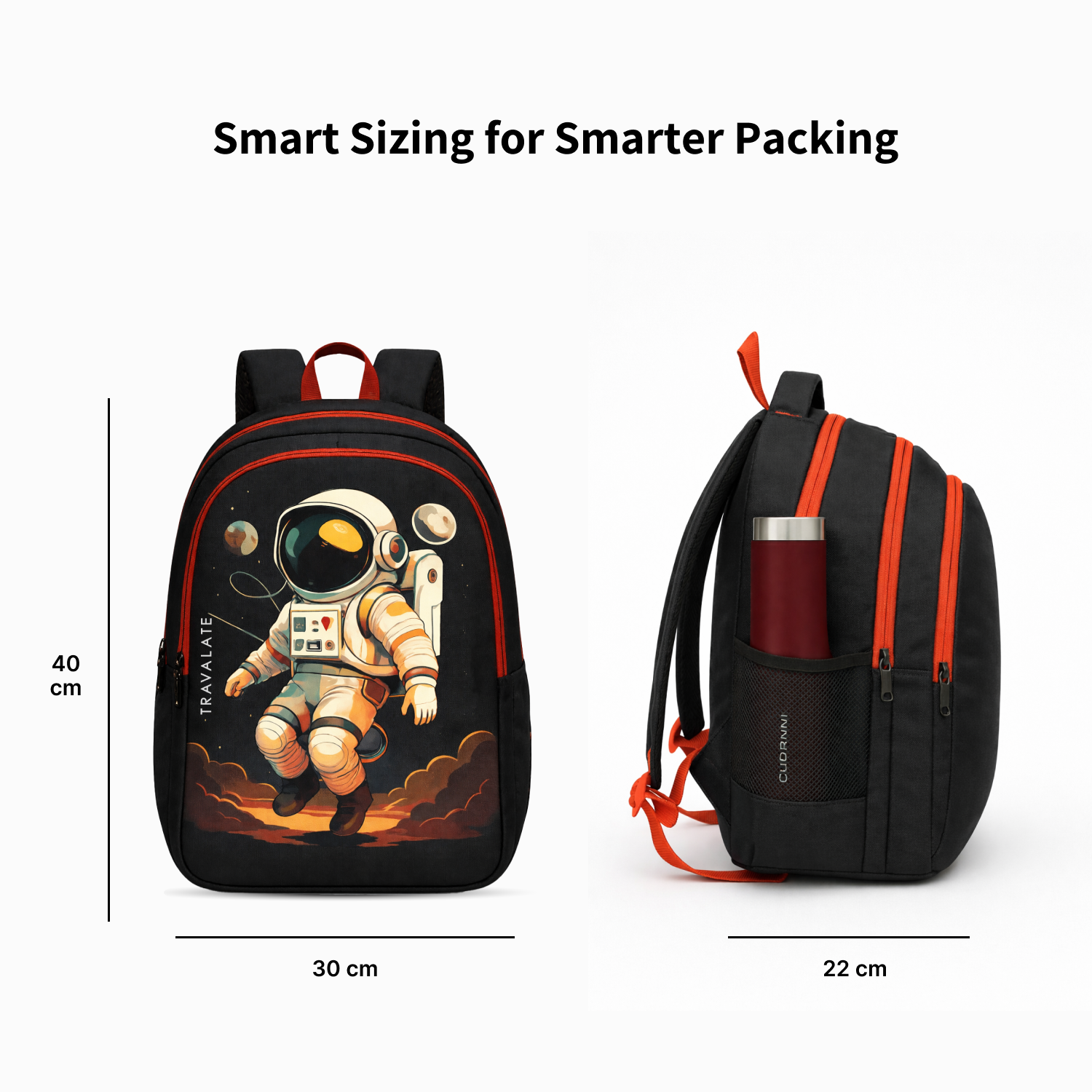 Astronaut ArtPlay Backpack | Black