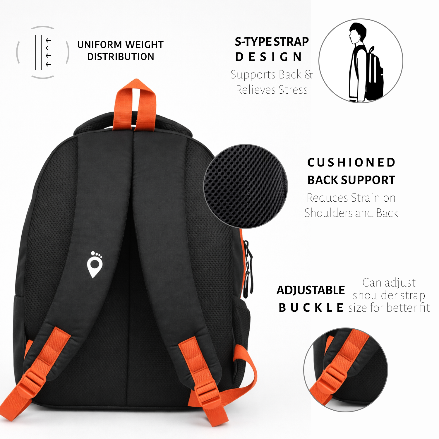Astronaut ArtPlay Backpack | Black