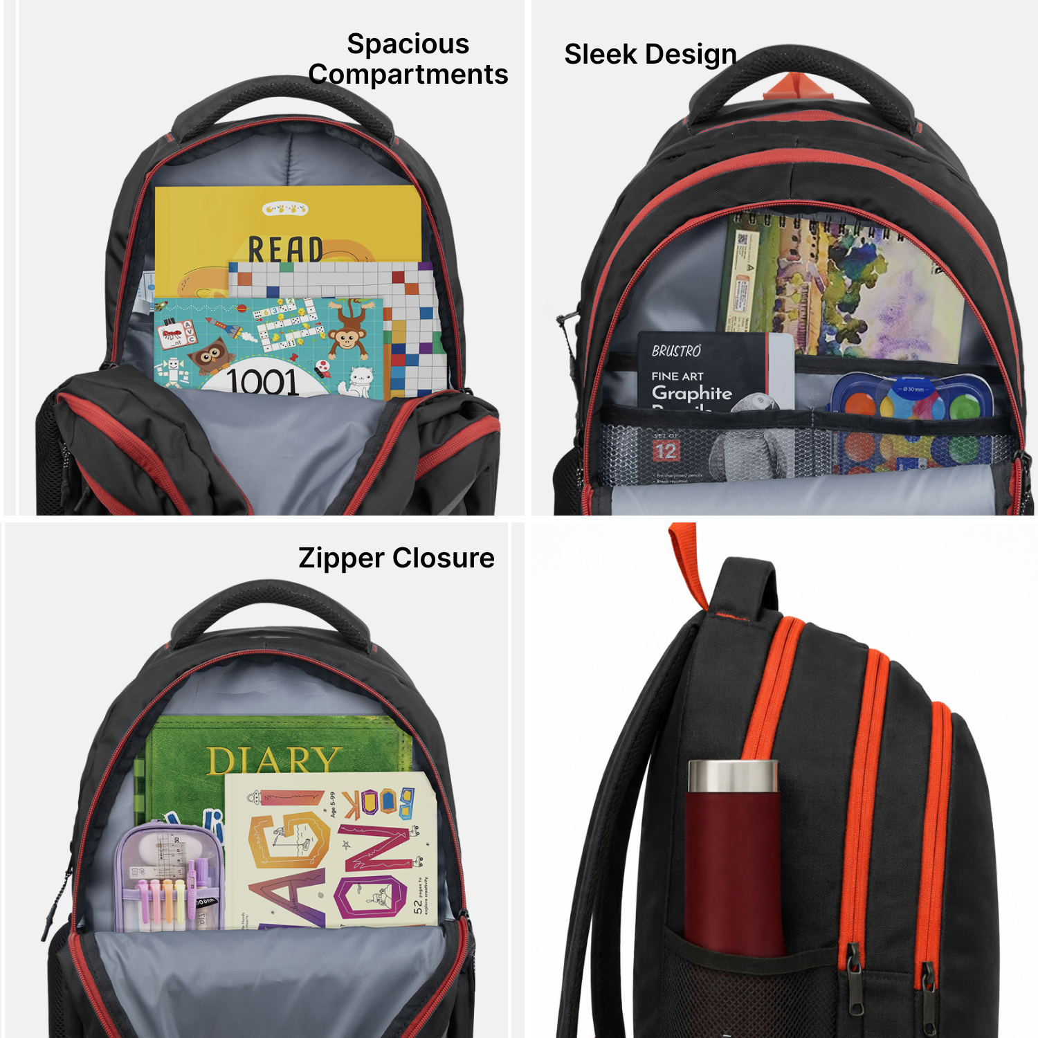 Astronaut ArtPlay Backpack | Black