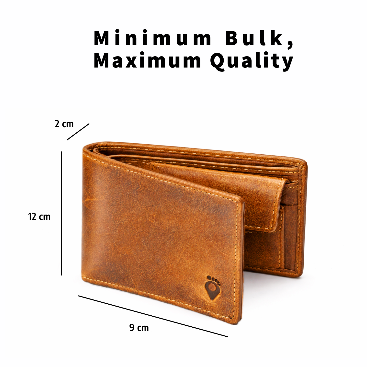 Genuine Leather Wallet - Brown