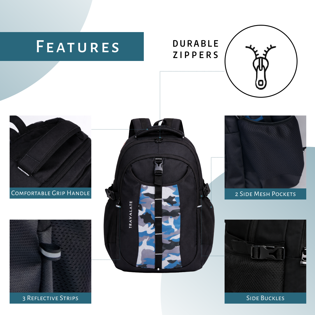 Trailblazer Backpack | Blue Black