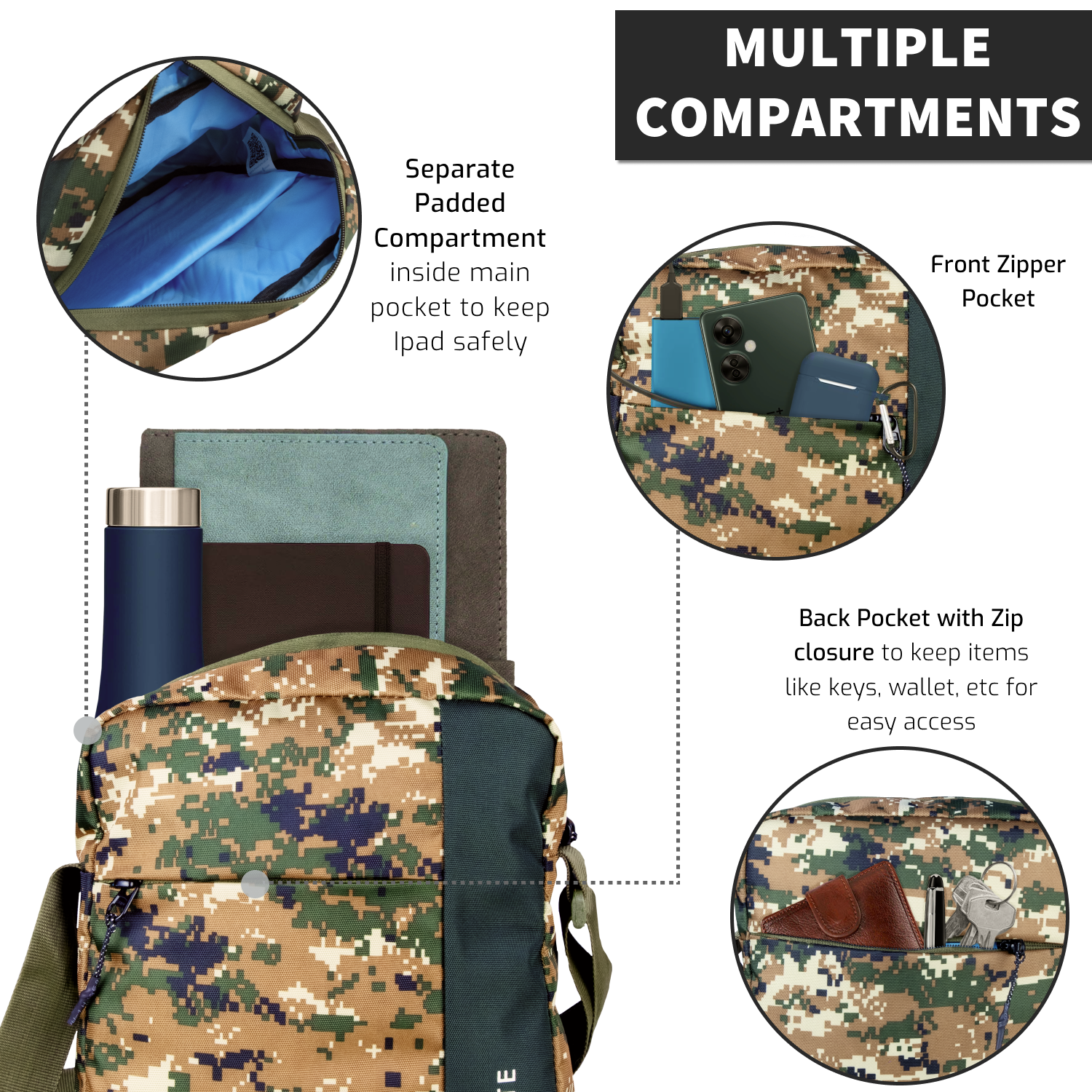 Sling bag | Military Green
