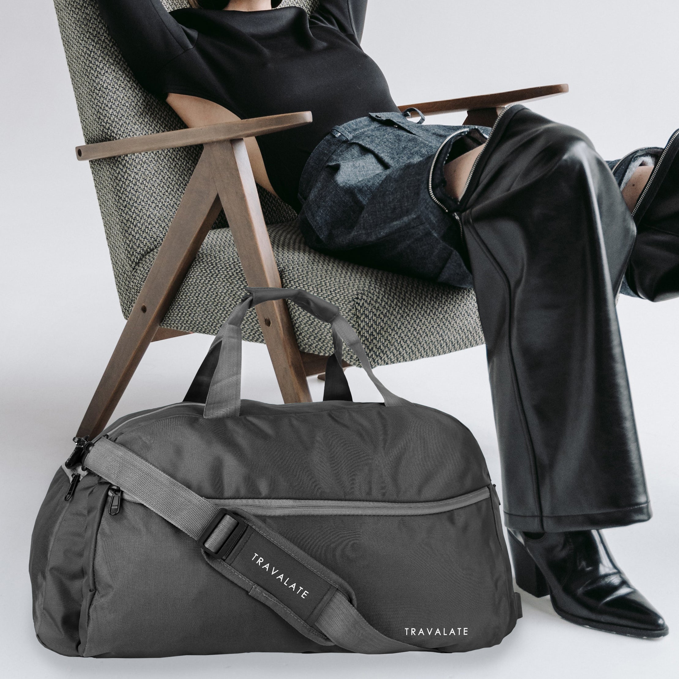 Ultra Light Travel Duffle Bag | Grey