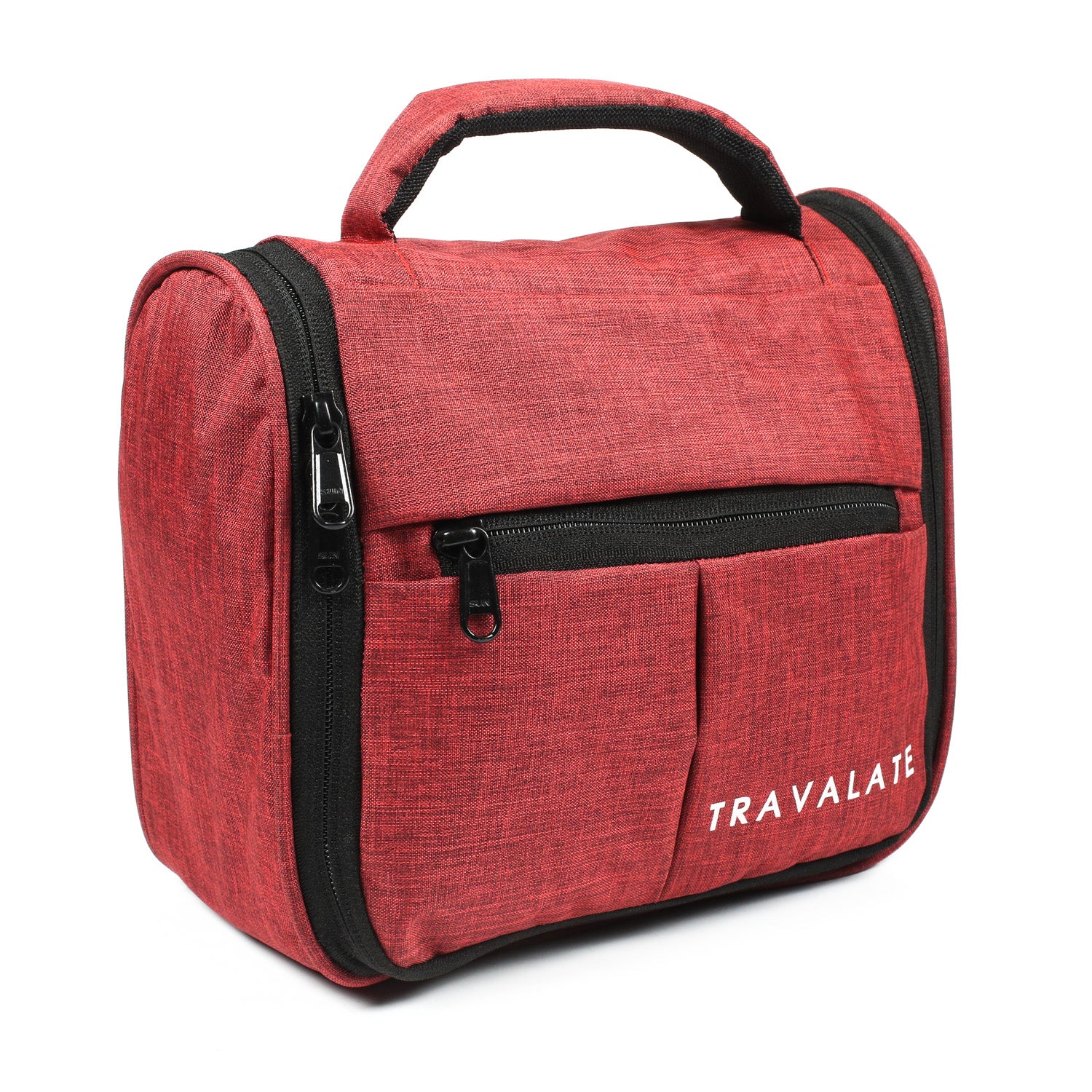 Trendy Multi Pocket Toiletry Bag | Red