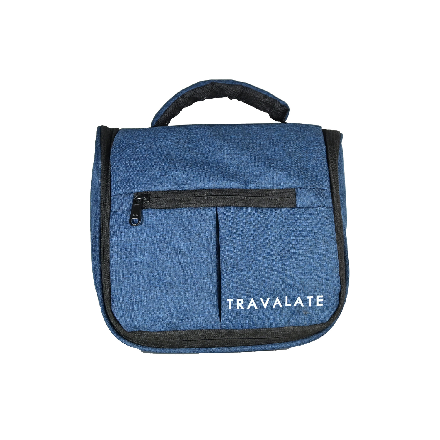 Trendy Multi Pocket Toiletry Bag | Light blue