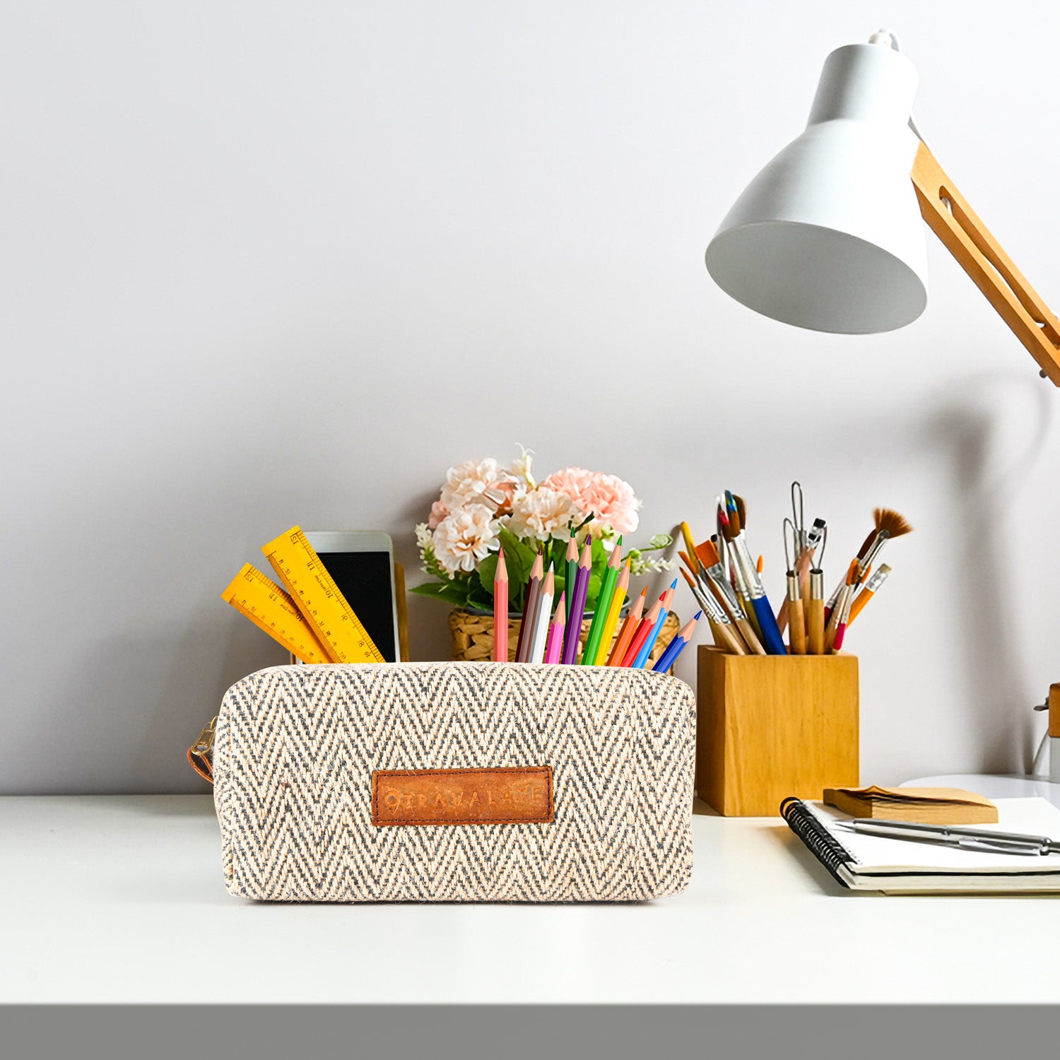 Handcrafted Travel Dopp Kit | Tan