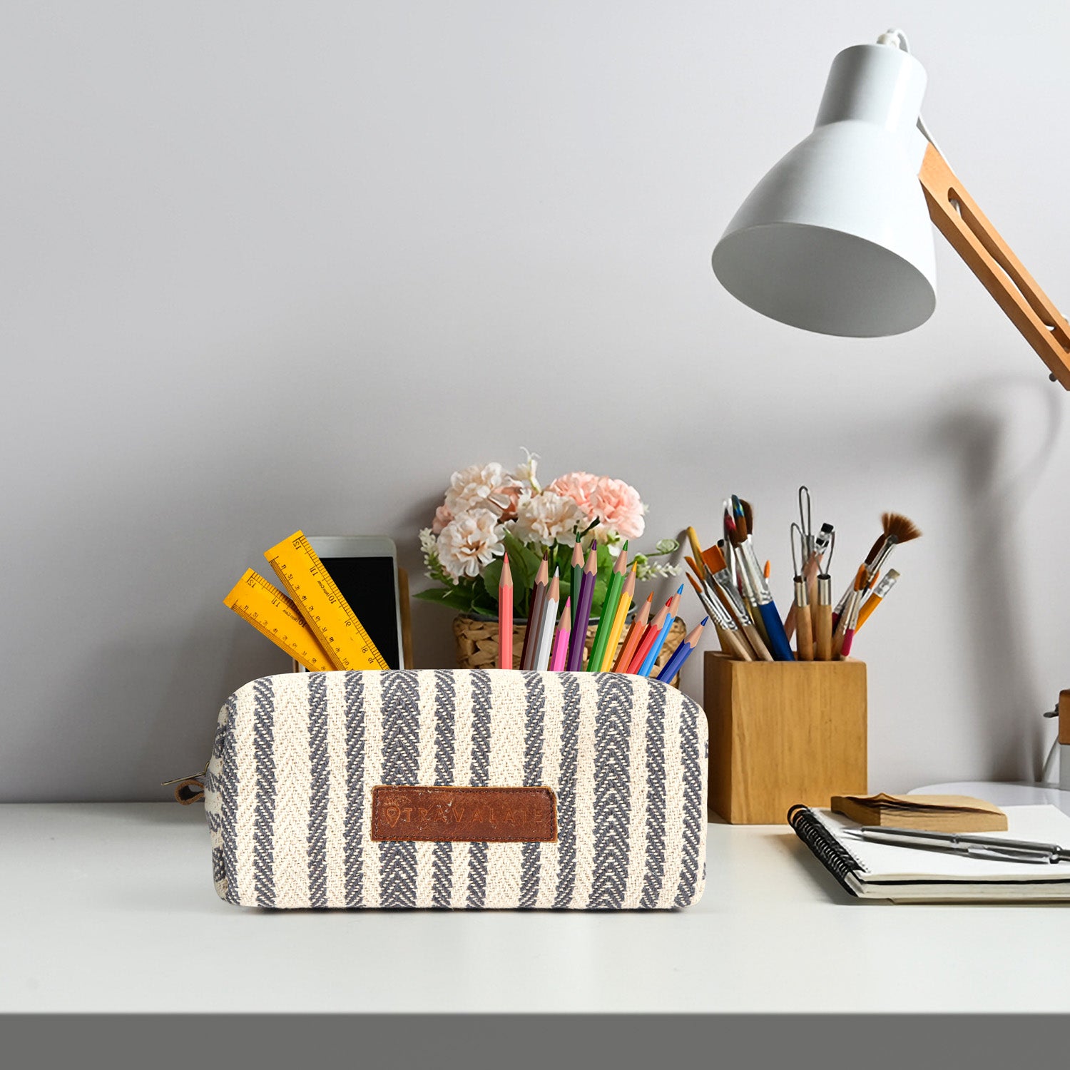 Handcrafted Travel Dopp Kit | Blue