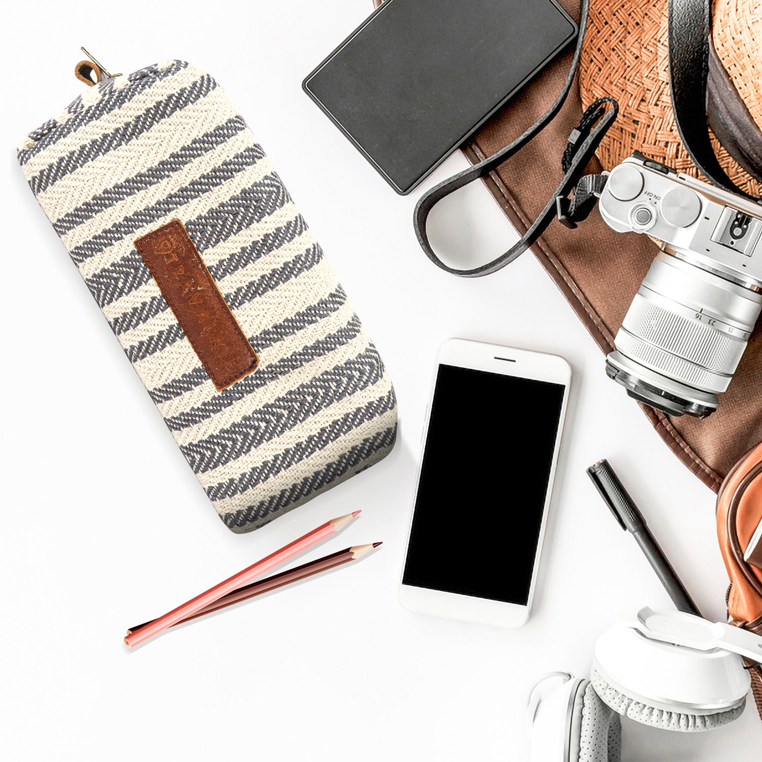 Handcrafted Travel Dopp Kit | Blue