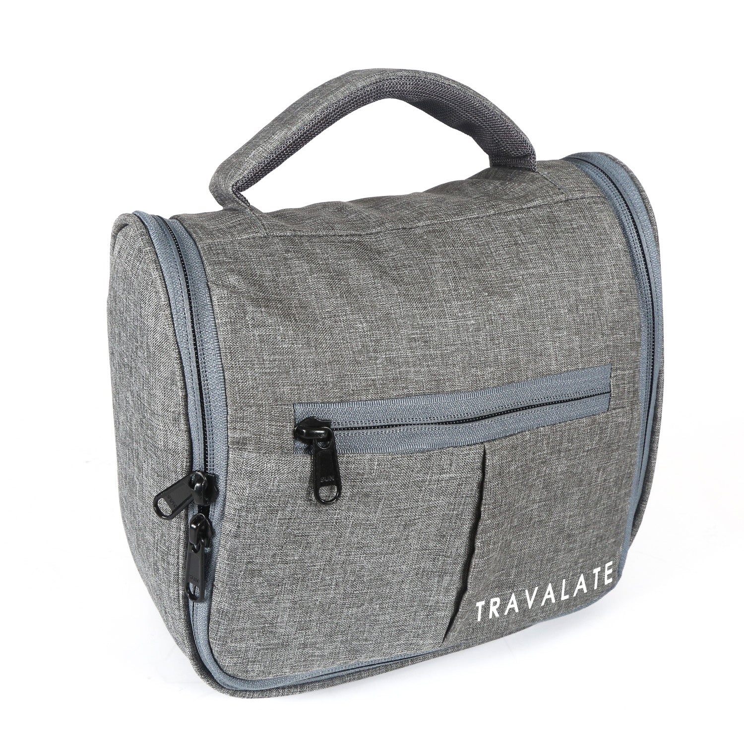 Trendy Multi Pocket Toiletry Bag | Light Grey