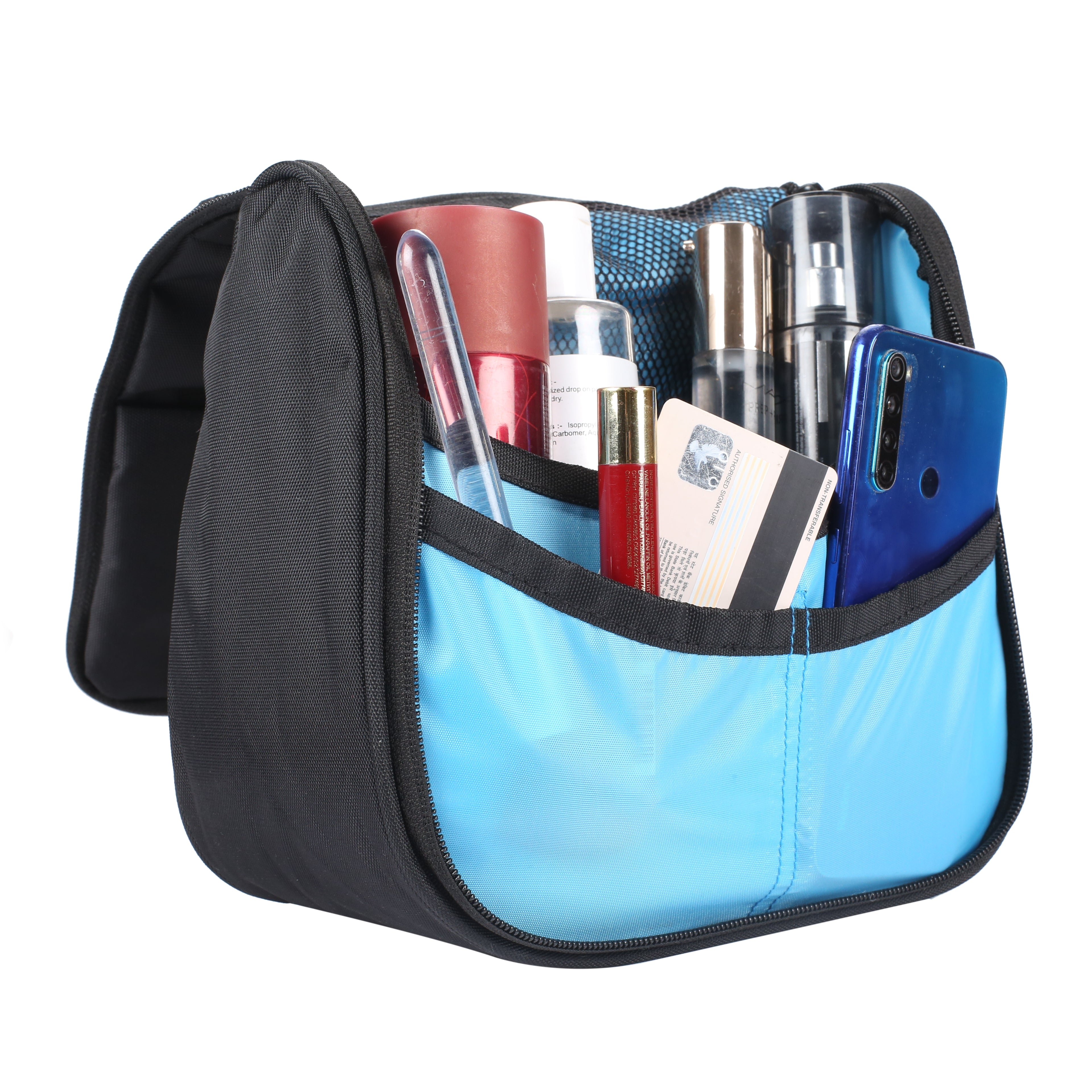 Trendy Multi Pocket Toiletry Bag | Black