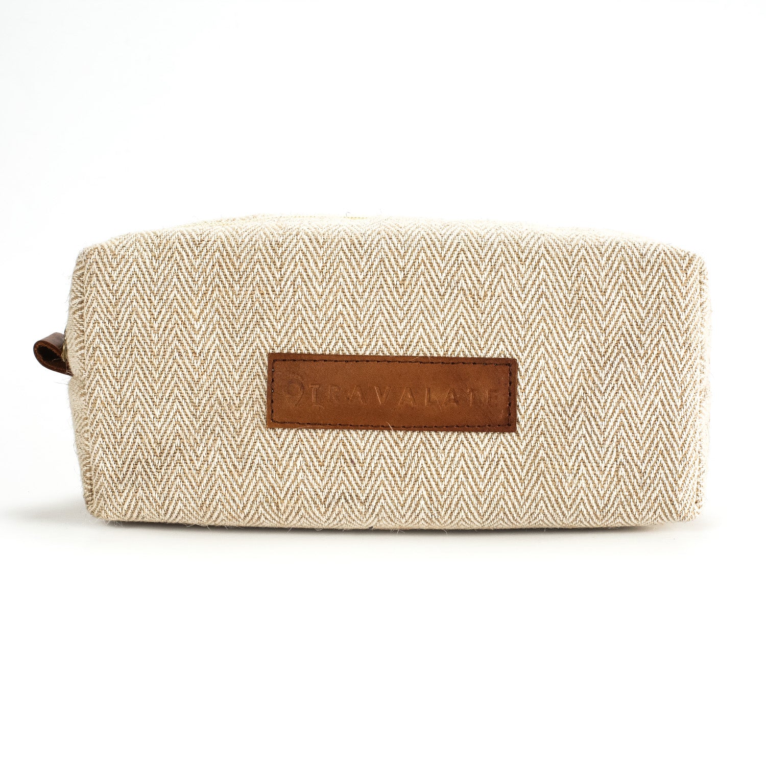 Handcrafted Travel Dopp Kit | Beige