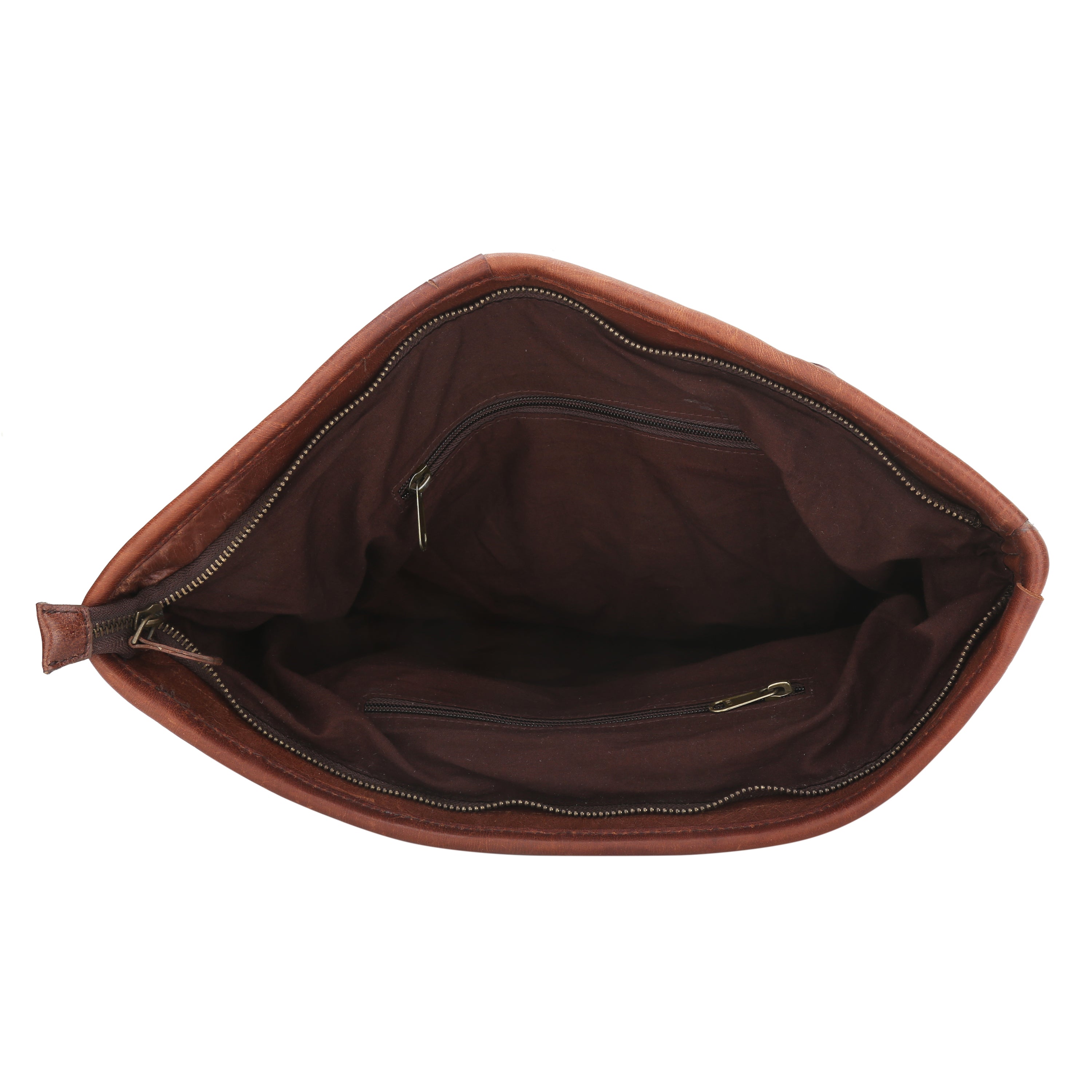 Woven Patterned Tote Bag | Brown and Beige