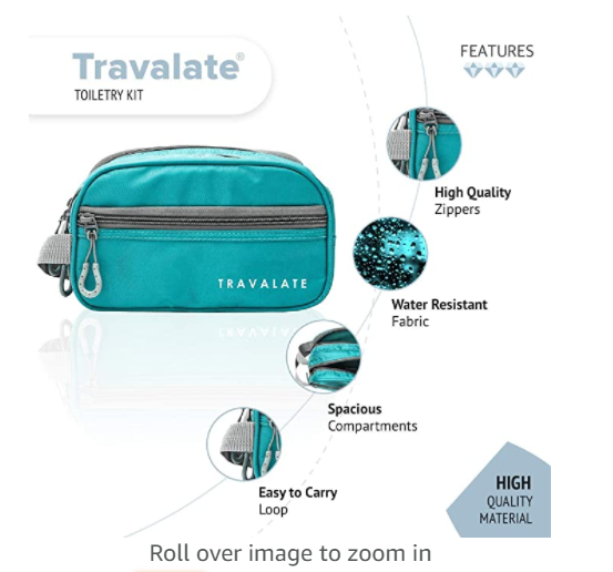 Multi-utility Polyester Toiletry Kit | Green