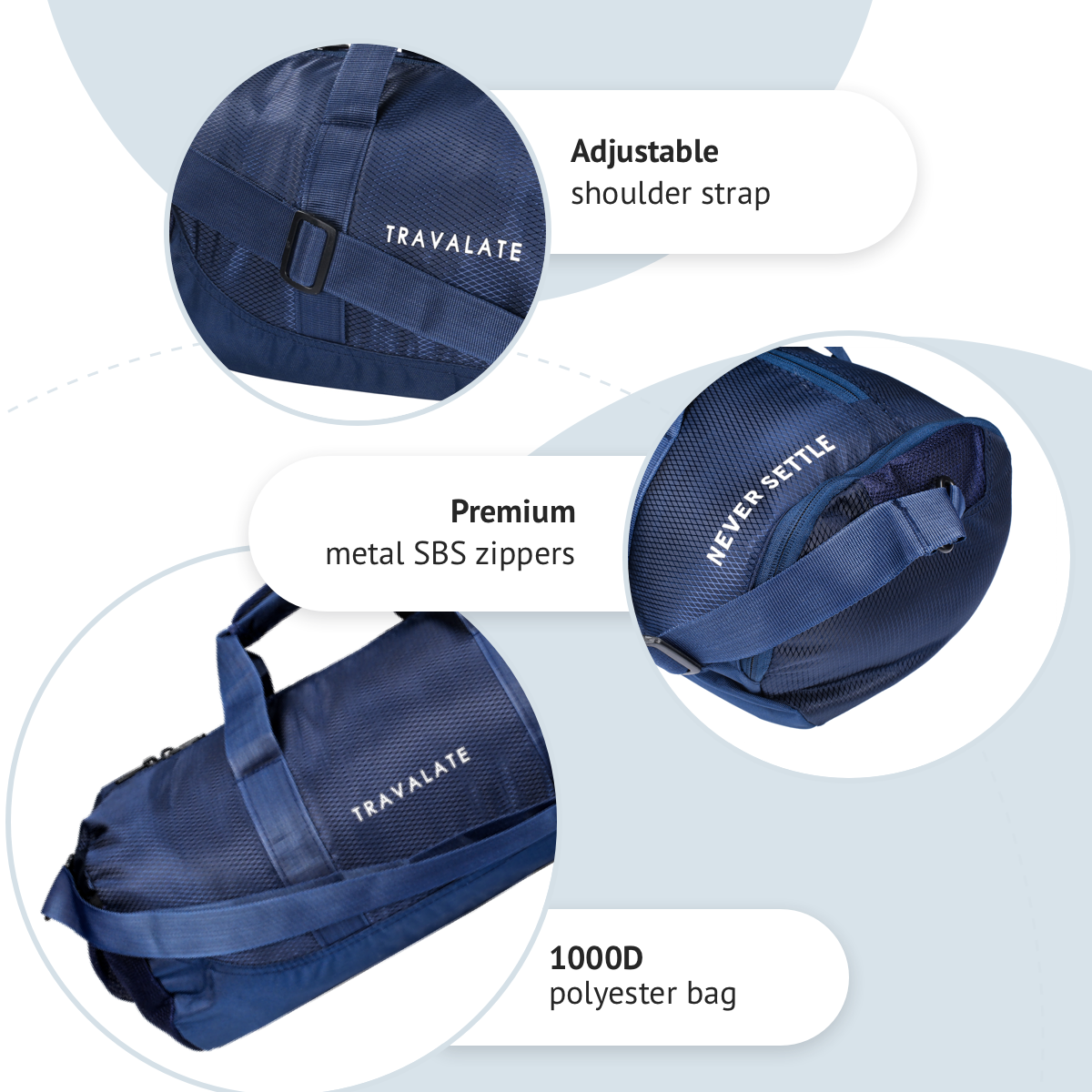 Gym Duffle Bag_30L | Blue
