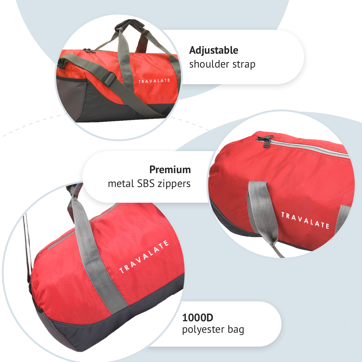 Gym Duffle Bag_30L | Red