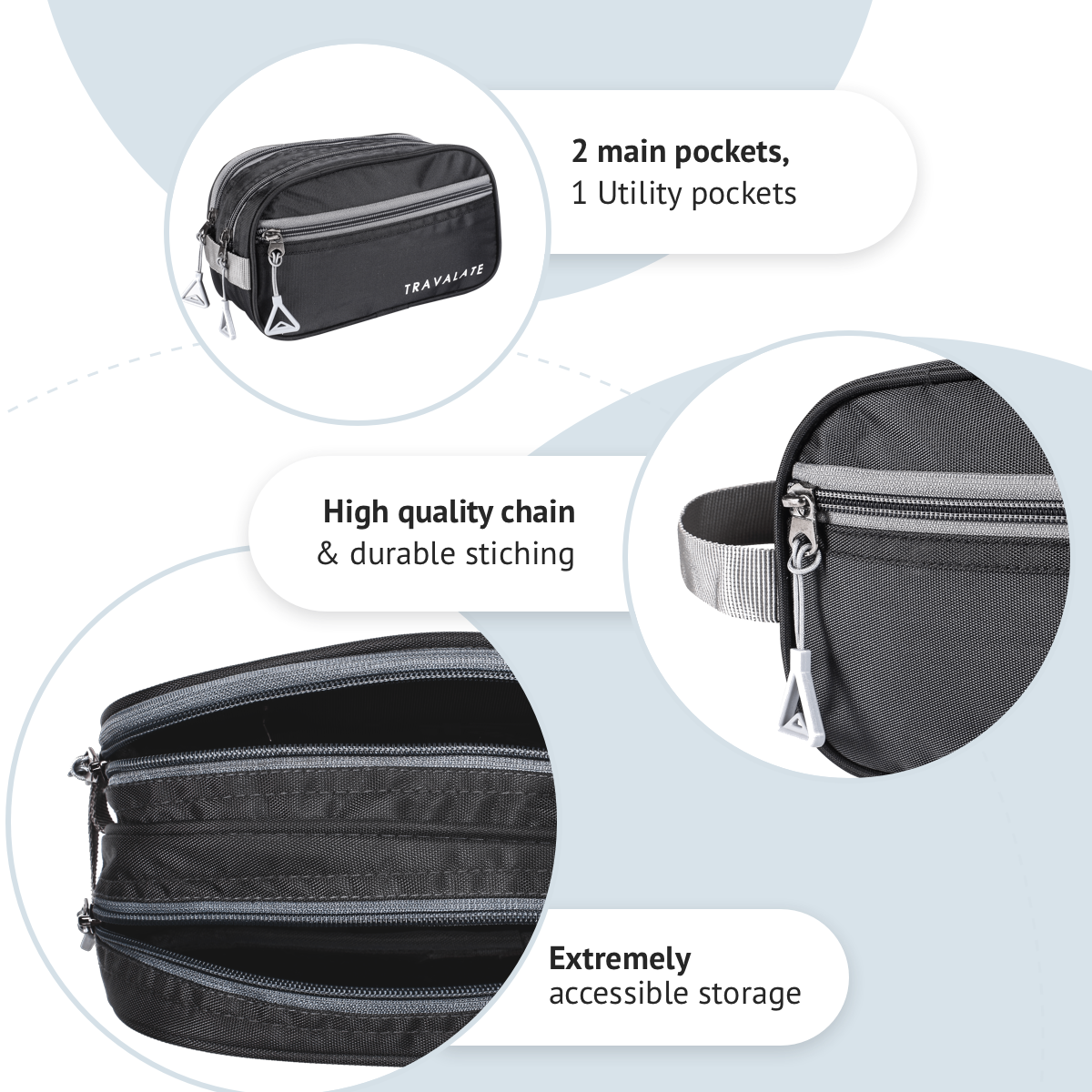 Multi-utility Toiletry Kit | Black