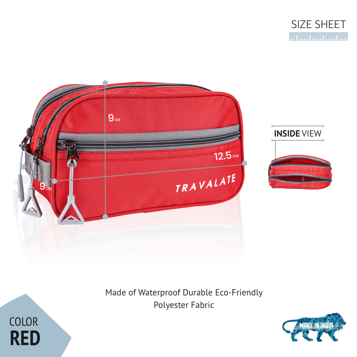 Multi-utility Toiletry Kit | Red