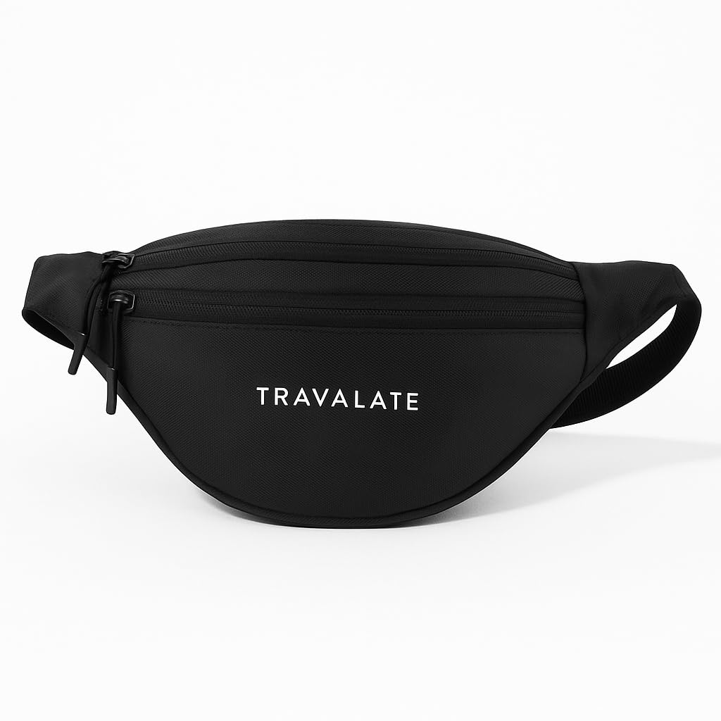 Sporty Waist Bag | Black