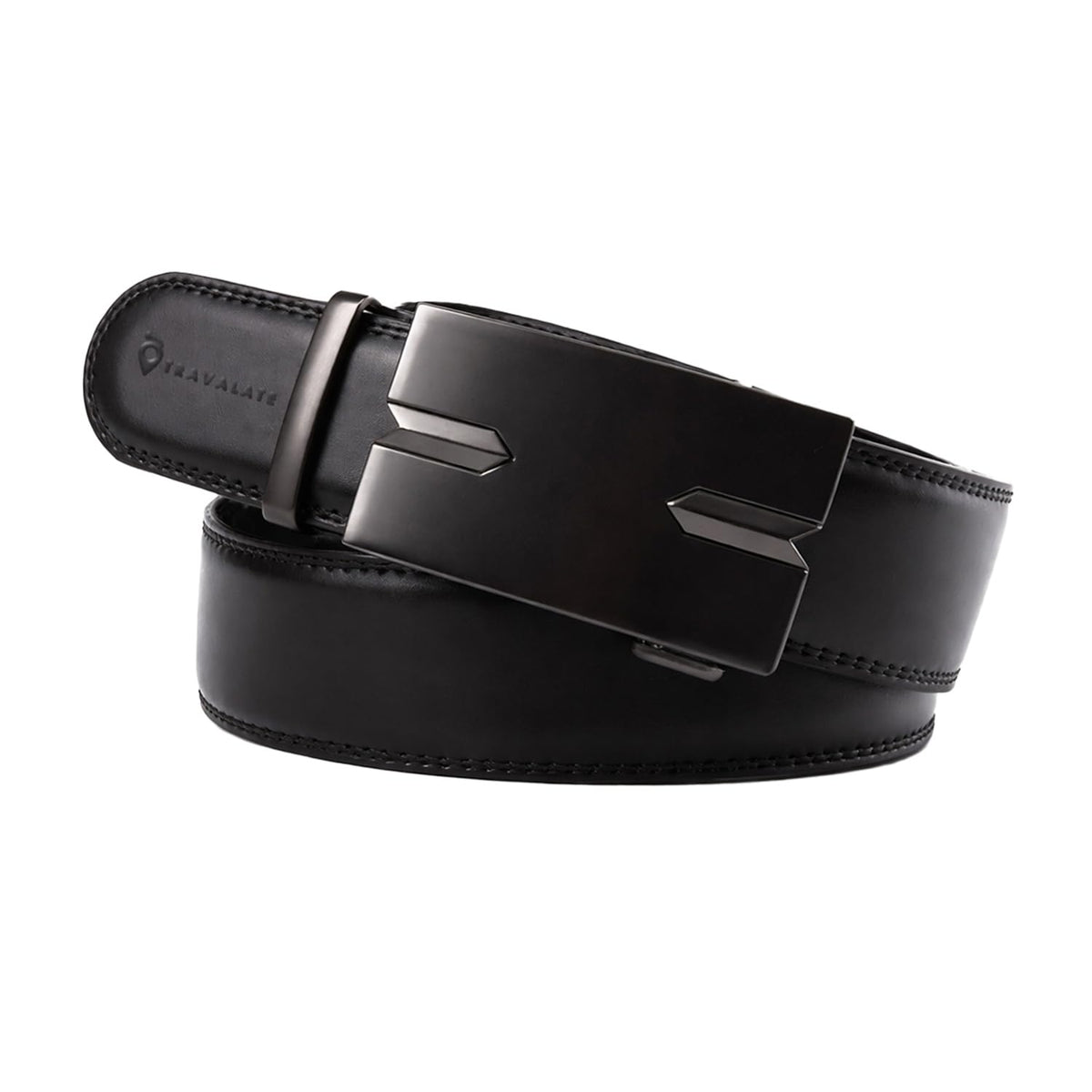 Genuine Leather Ratchet Buckle Belt