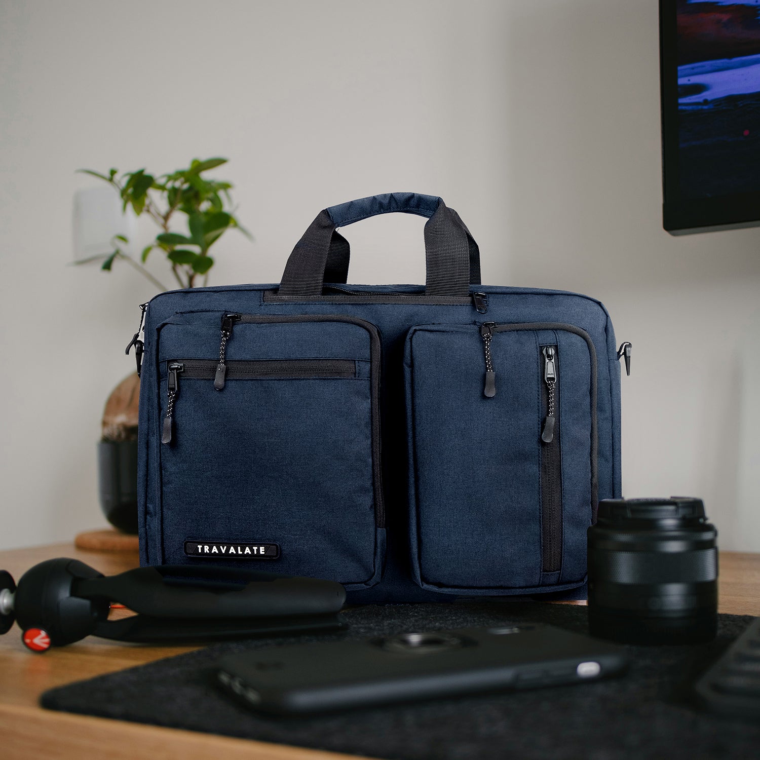 Messenger-Backpack | Blue