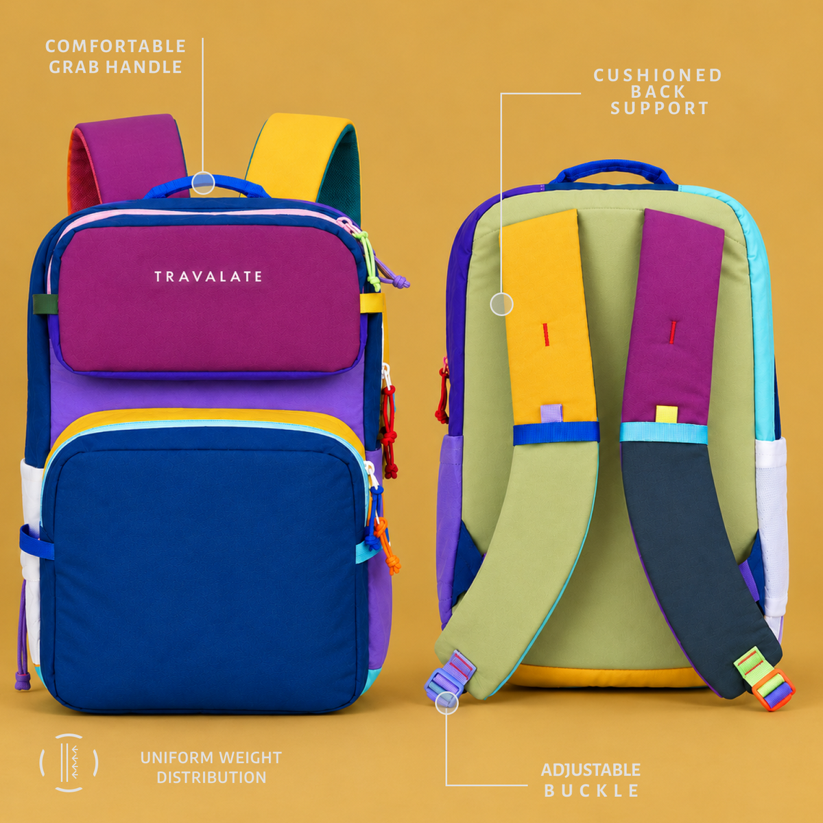TRAVALATE XoXo Backpack - Blue