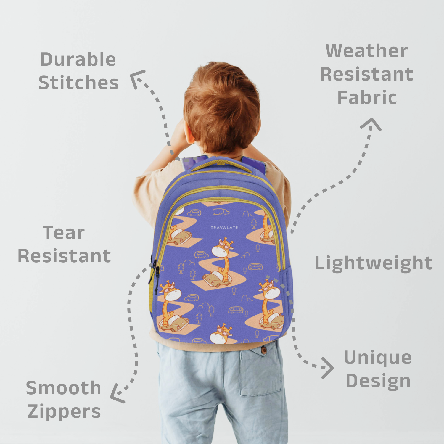 Giraffe ArtPlay Backpack | Purple