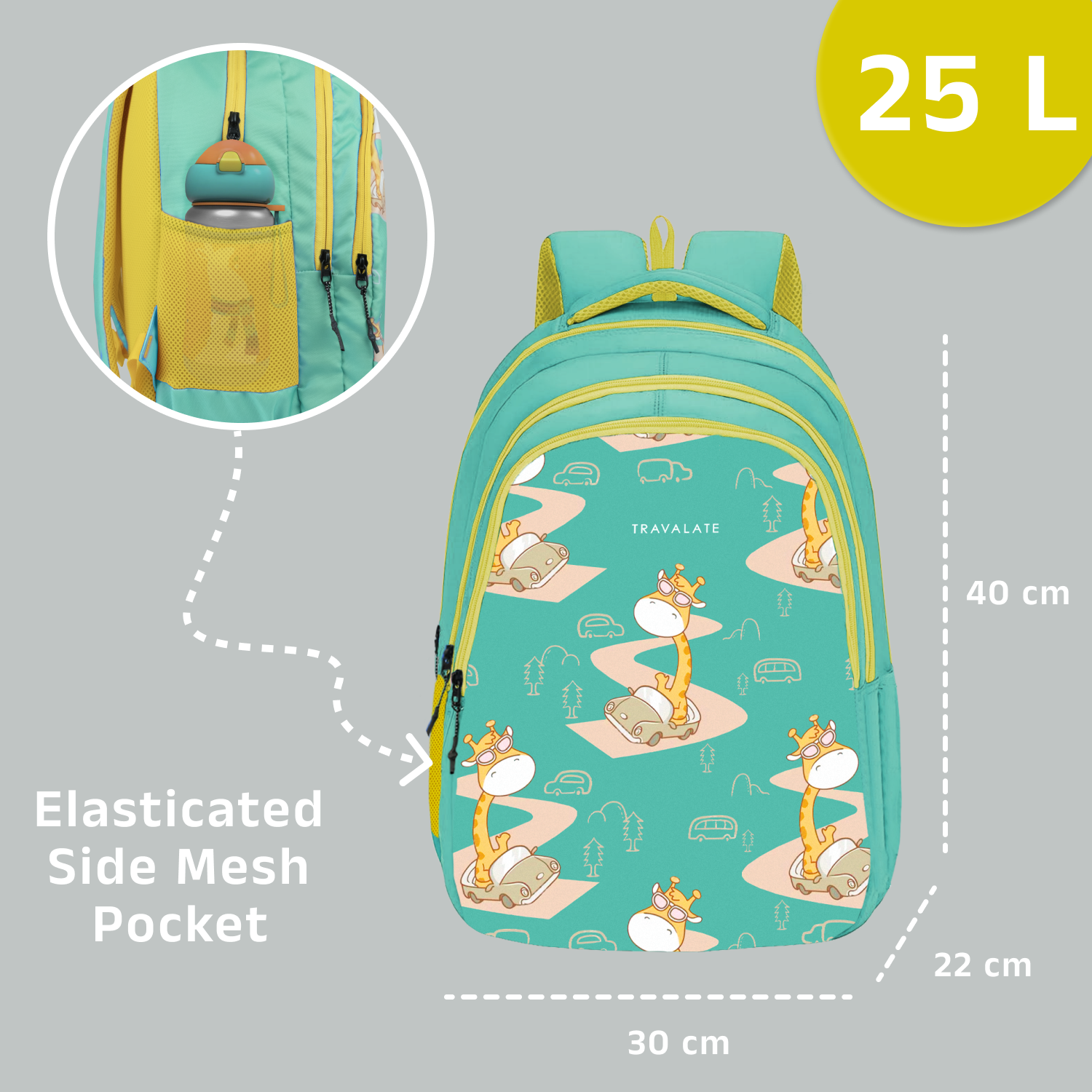 Giraffe ArtPlay Backpack | Green
