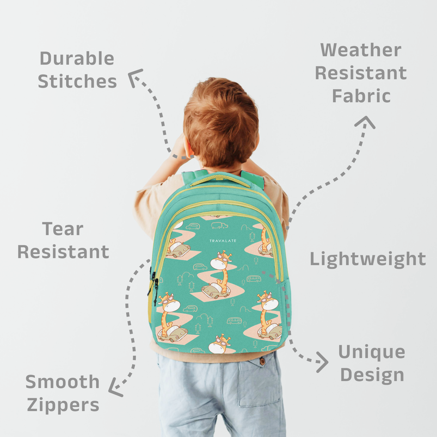 Giraffe ArtPlay Backpack | Green