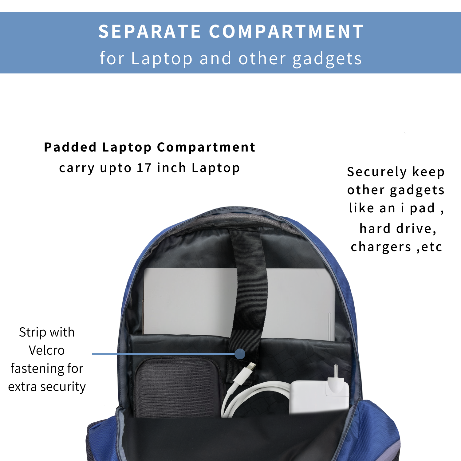 Laptop Backpack | Blue