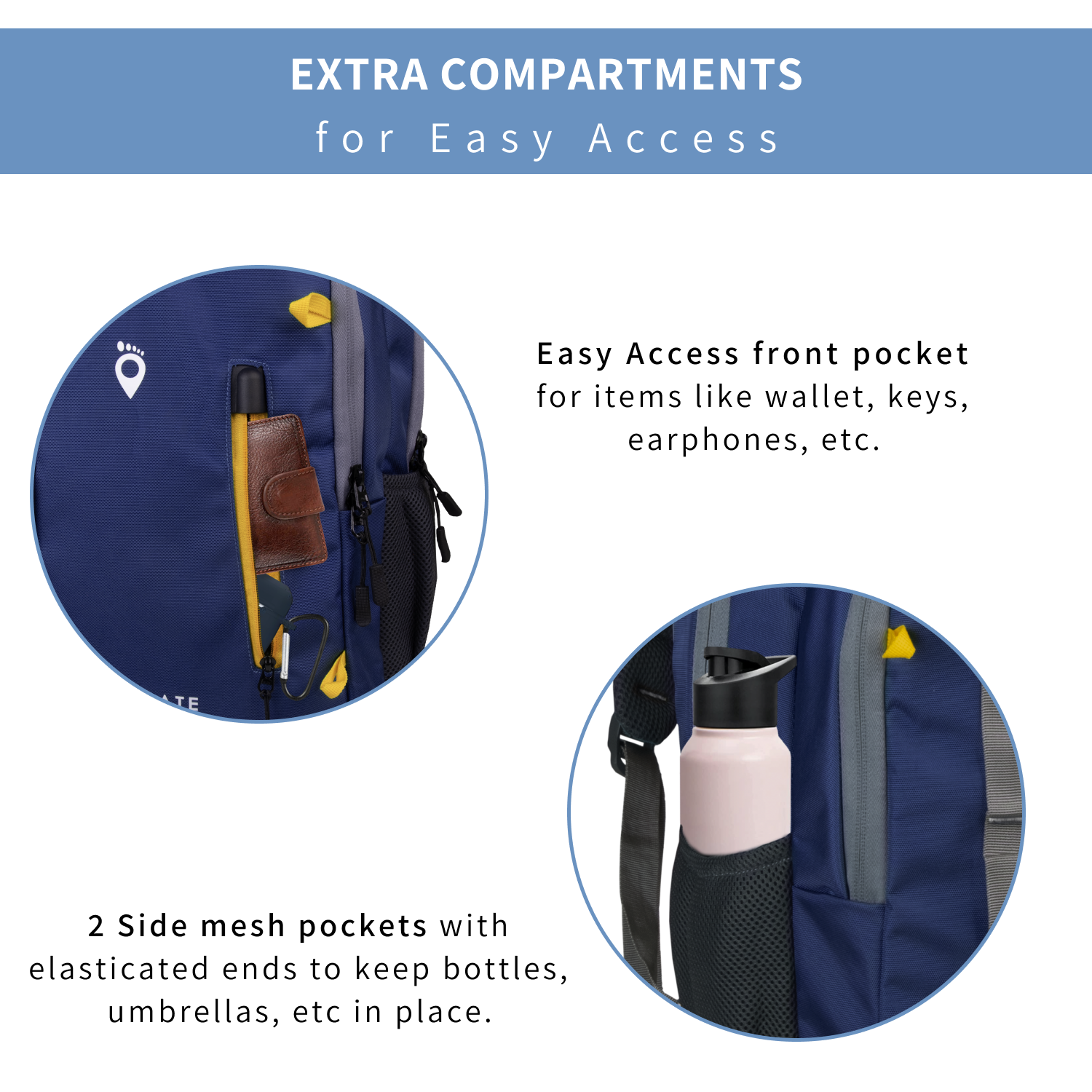 Laptop Backpack | Blue