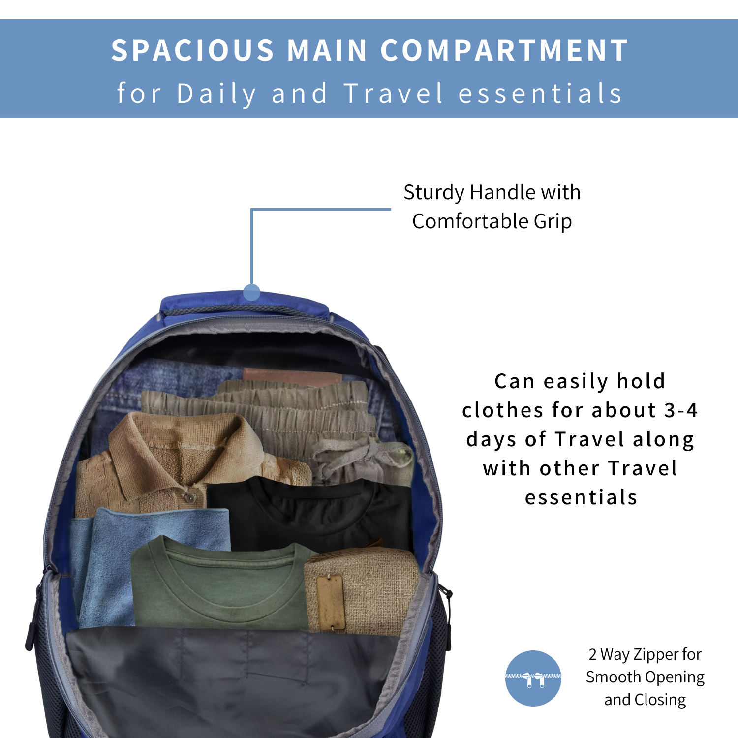 Laptop Backpack | Blue