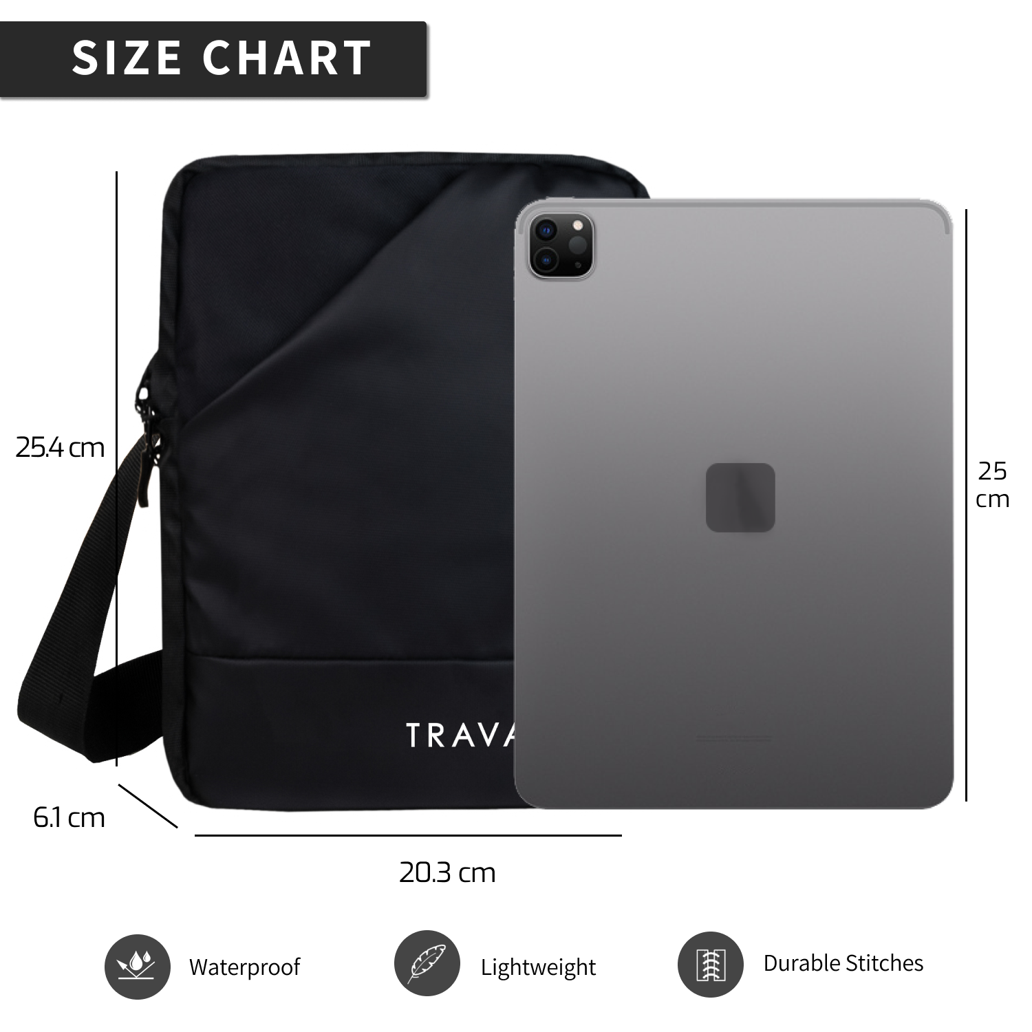 Travel Sling Bag | Black