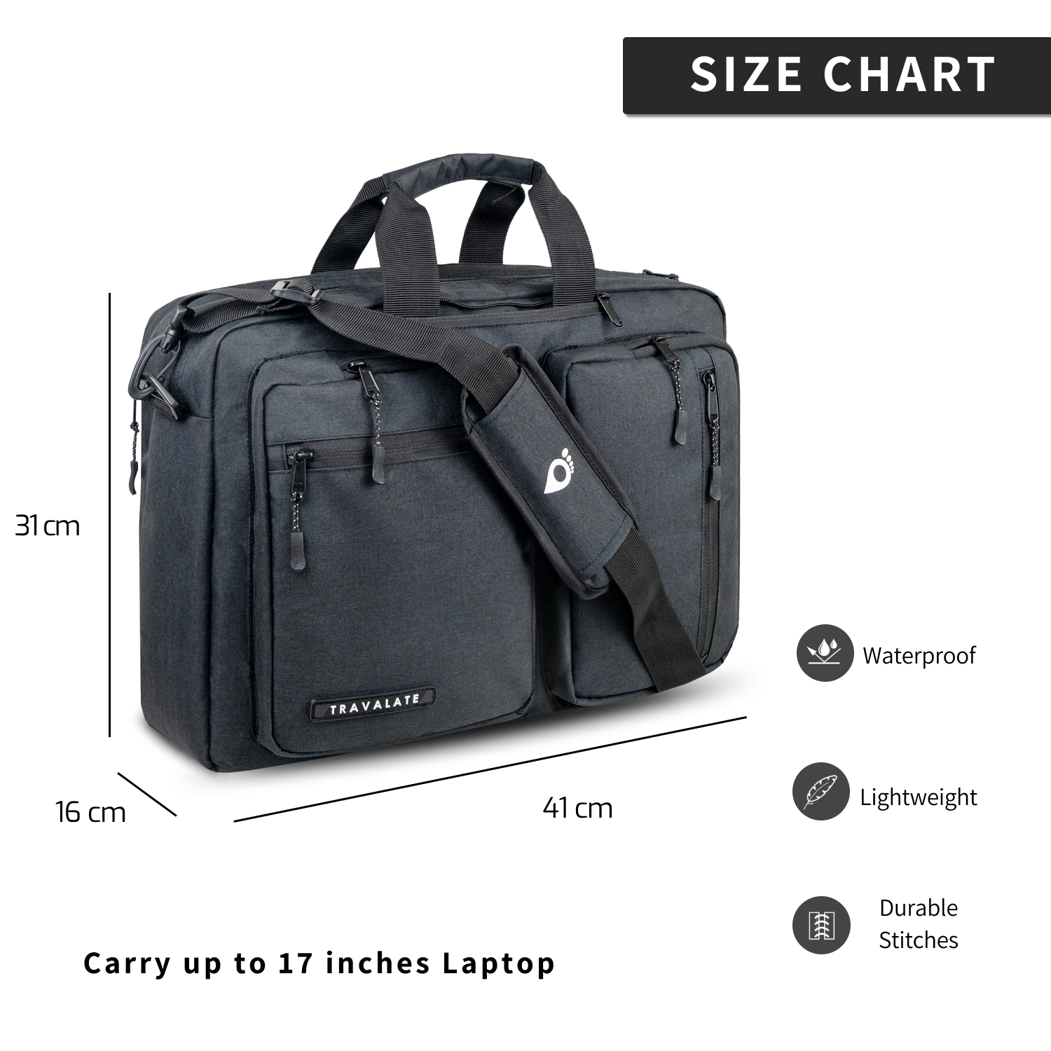 Messenger-Backpack | Black