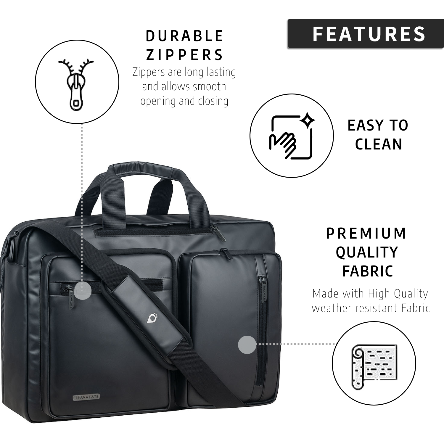 Messenger-Backpack | R Black