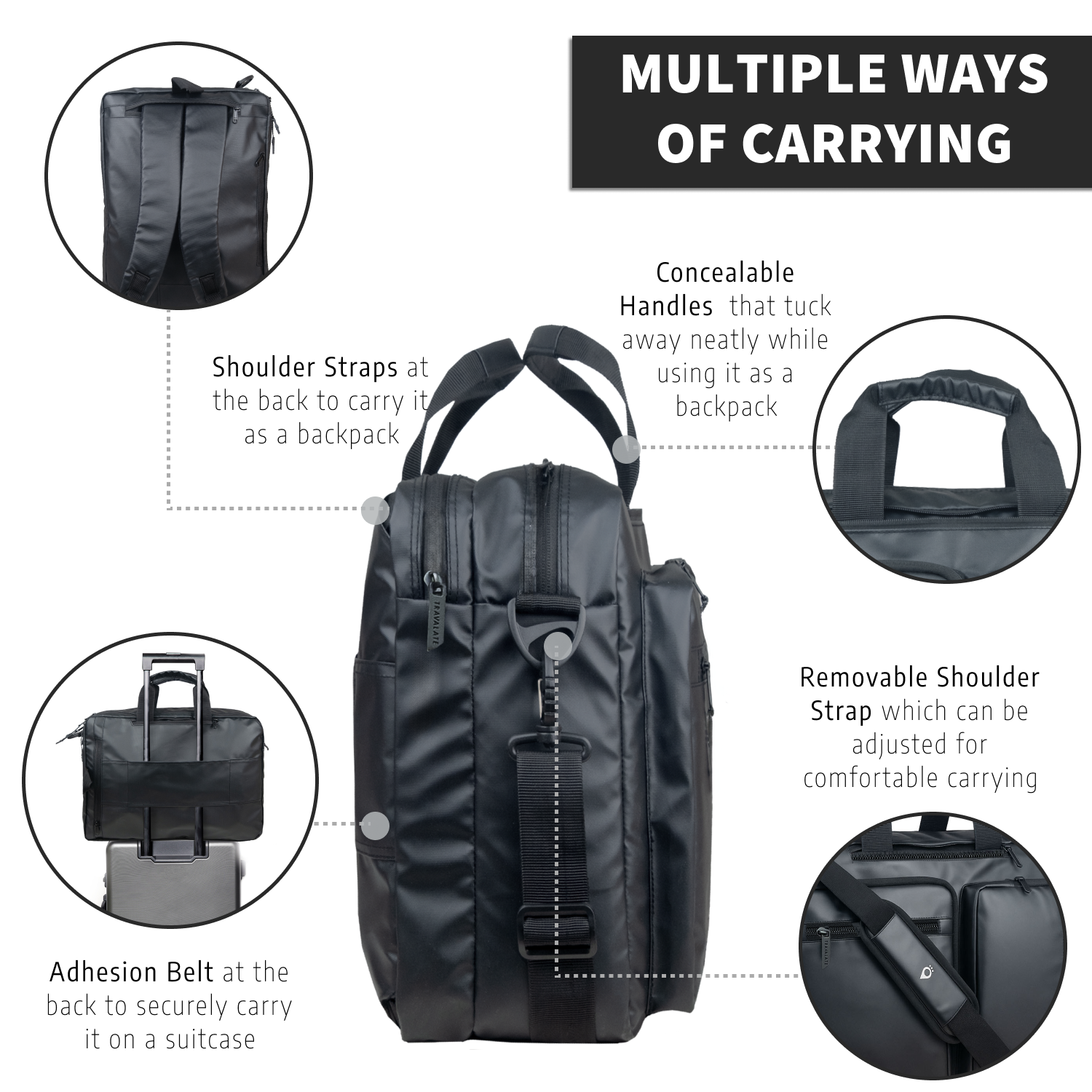 Messenger-Backpack | R Black