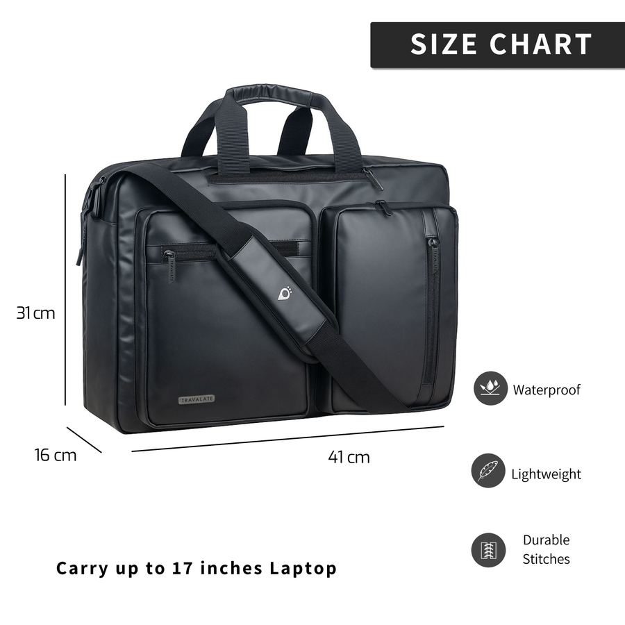 Messenger-Backpack | R Black