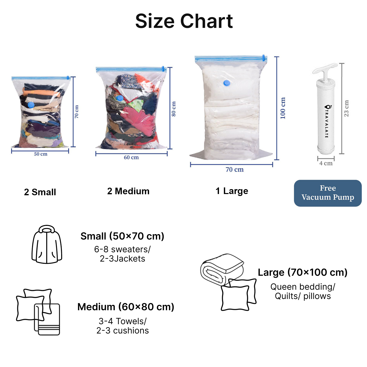 SpaceSave Vacuum Storage Bags